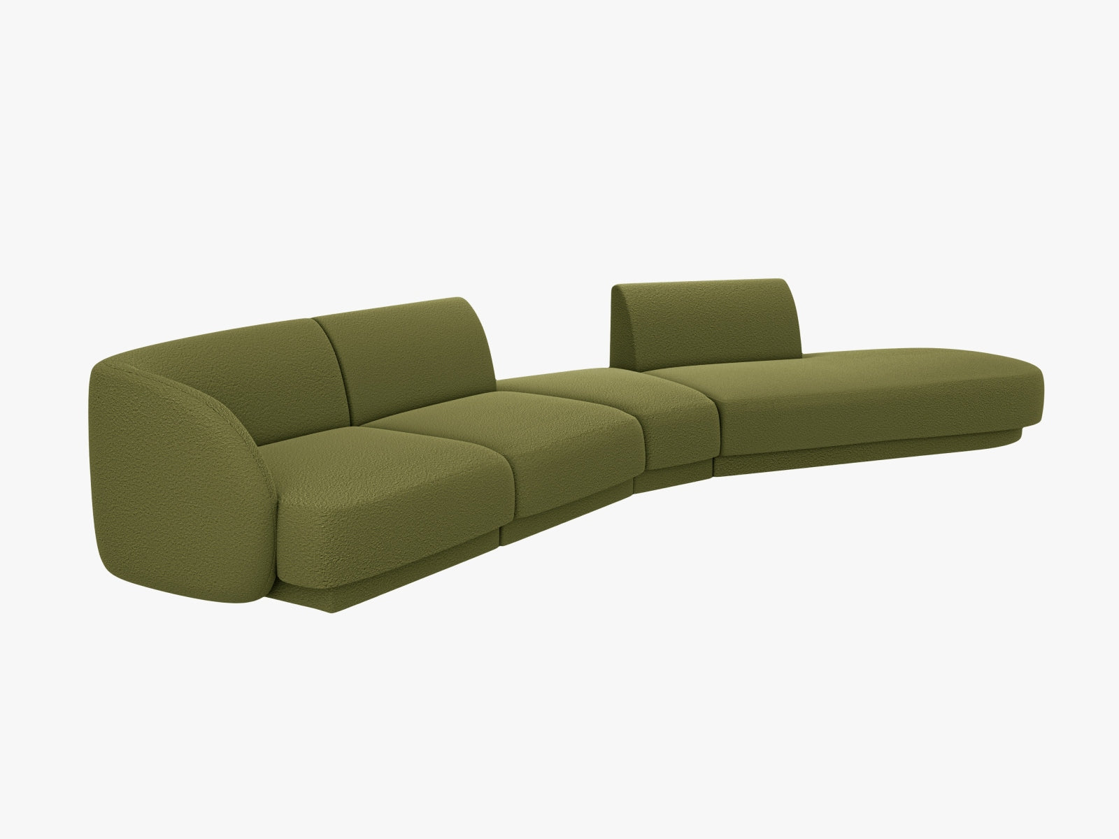 Entdecken Sie das Miley Modulares Sofa rechts 5 Sitzer von Micadoni – ein elegantes, flexibles Sofa, das Komfort und Stil in Ihr Zuhause bringt.