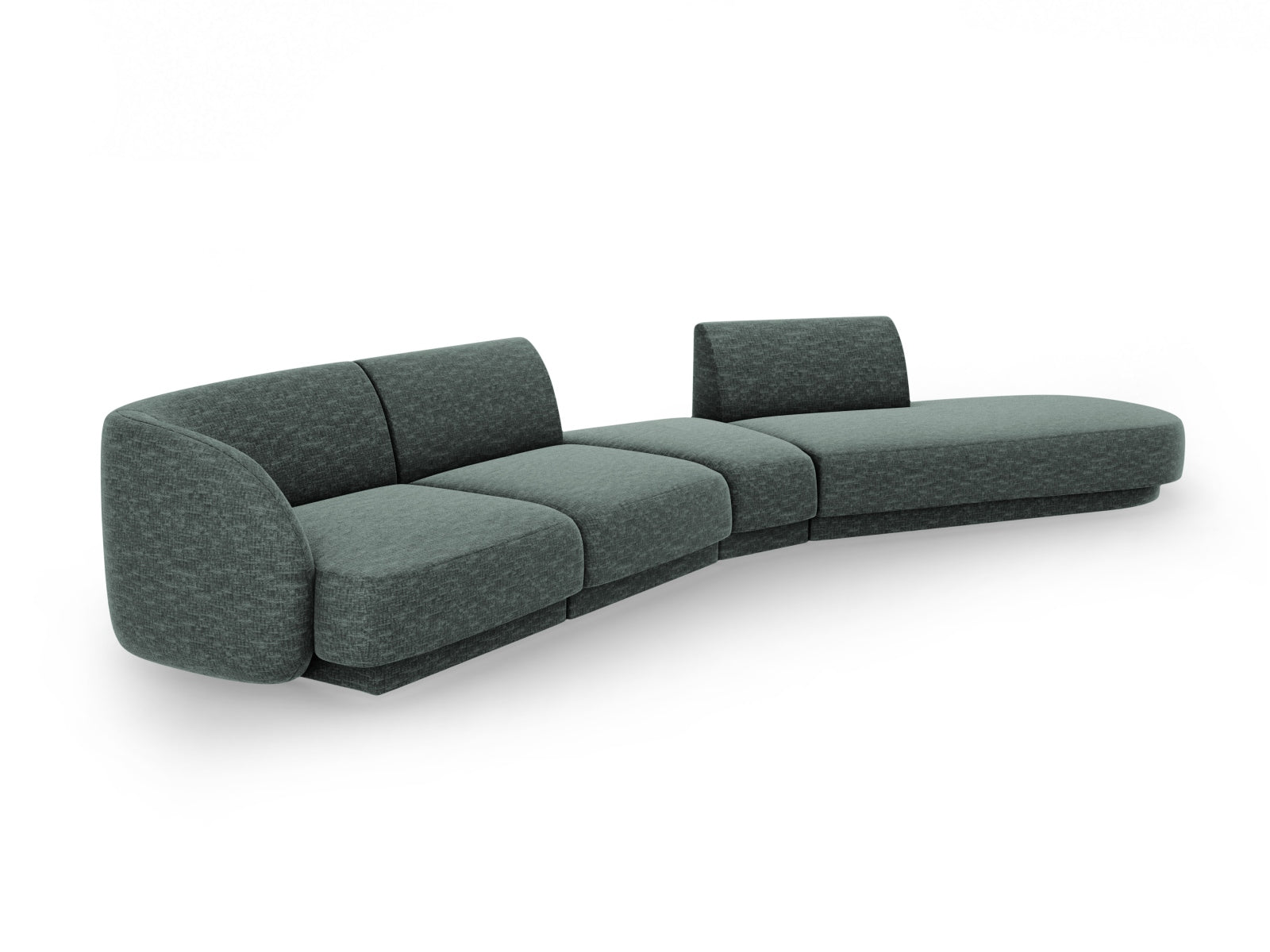 Erleben Sie das Miley Modulares Sofa rechts 5 Sitzer von Micadoni – ein stilvolles, anpassbares Möbelstück für höchsten Komfort und modernes Design.