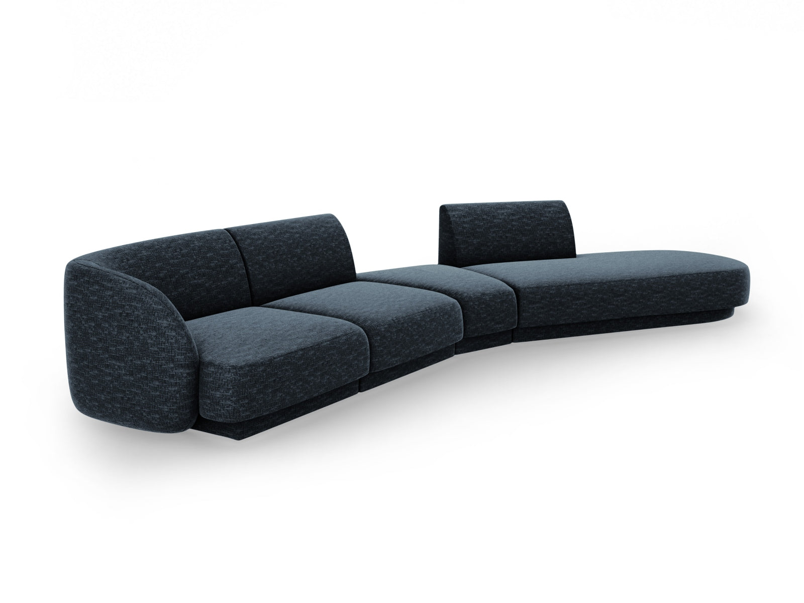 Erleben Sie das Miley Modulares Sofa rechts 5 Sitzer von Micadoni – ein stilvolles, anpassbares Möbelstück für höchsten Komfort und modernes Design.