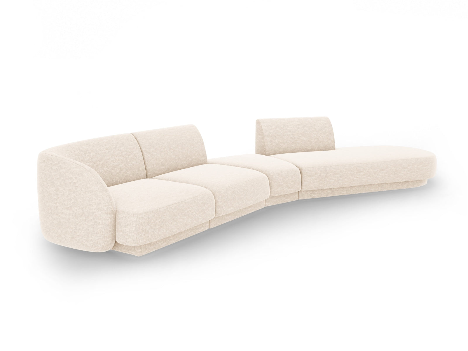 Erleben Sie das Miley Modulares Sofa rechts 5 Sitzer von Micadoni – ein stilvolles, anpassbares Möbelstück für höchsten Komfort und modernes Design.