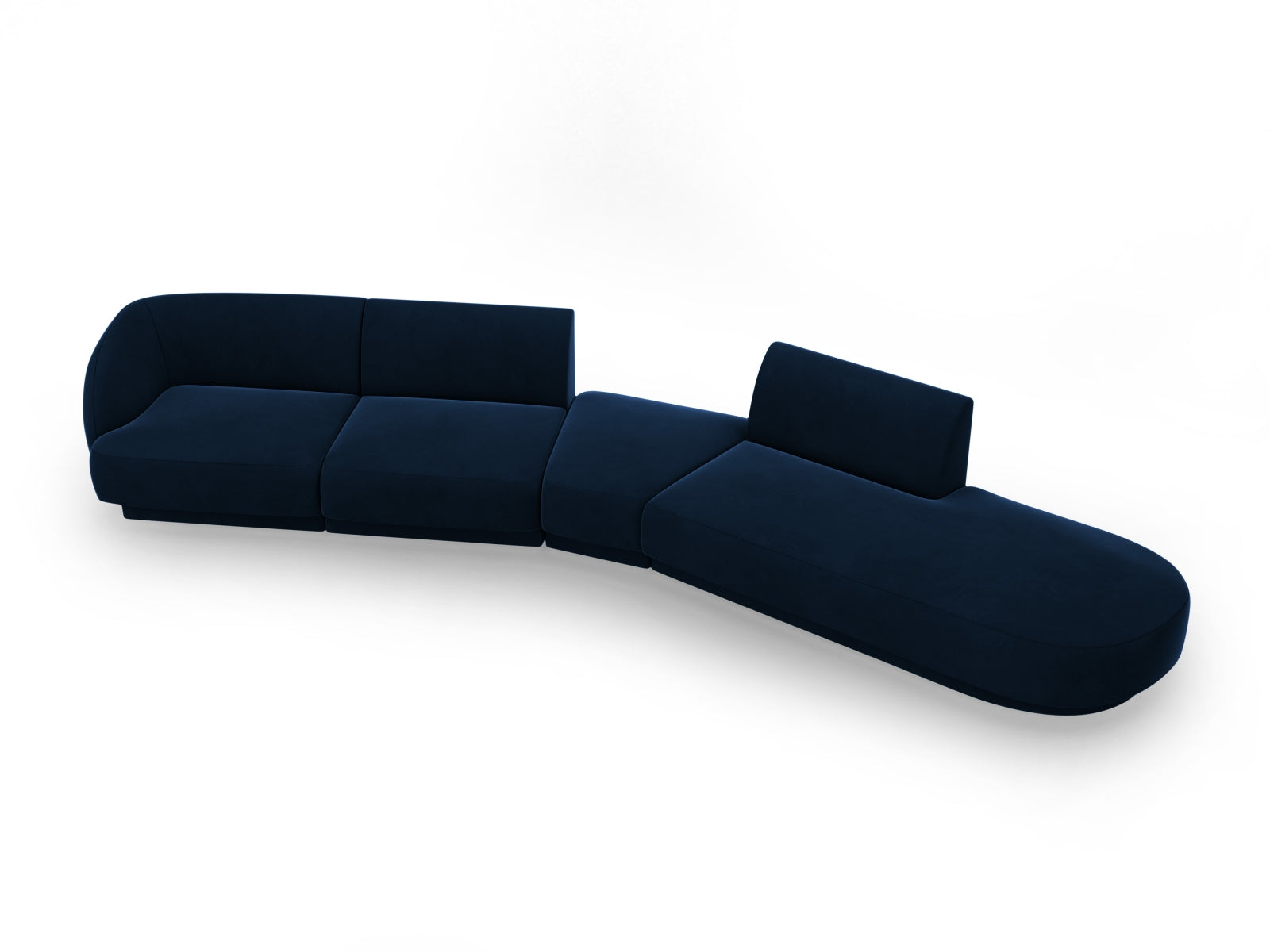 Entdecken Sie das Miley Velour 5-Sitzer Sofa von Micadoni – ein elegantes, modulares L-Sofa in hochwertigem Velour für maximalen Komfort und Stil.