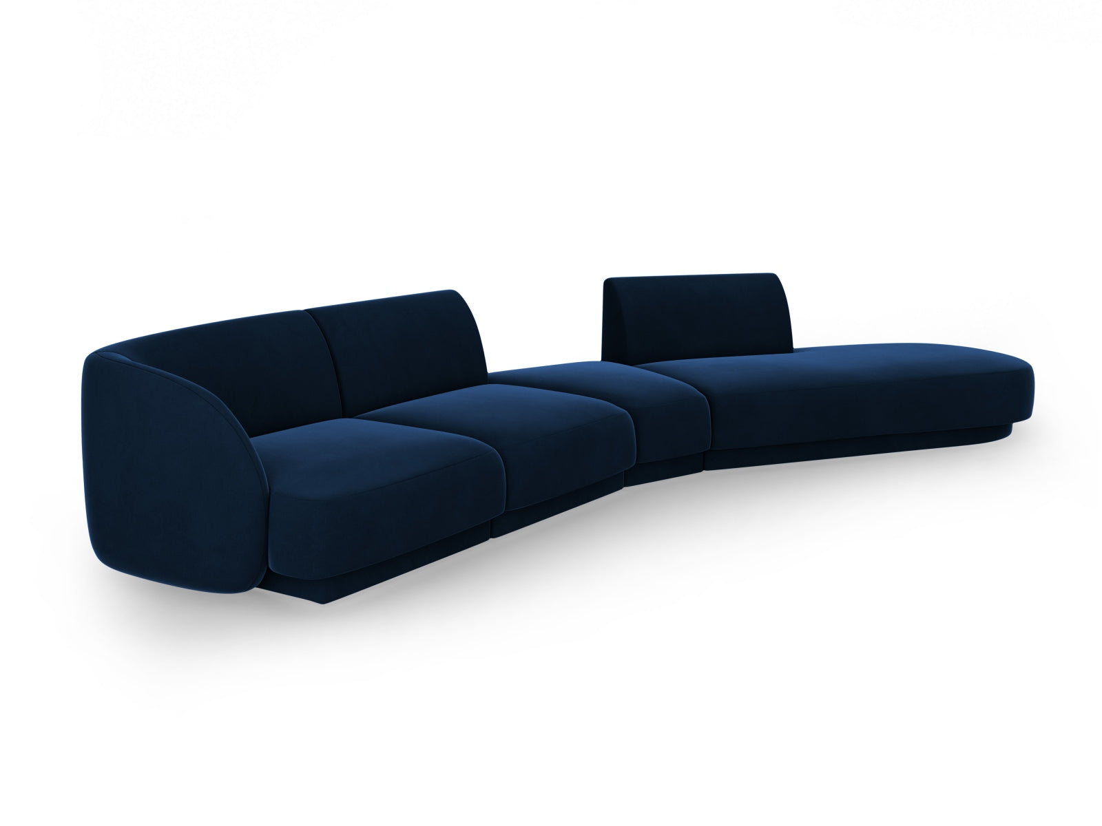 Erleben Sie das Miley Velour 5-Sitzer Sofa von Micadoni – ein stilvolles, modulares Möbelstück, das Komfort und Eleganz in Ihr Zuhause bringt.