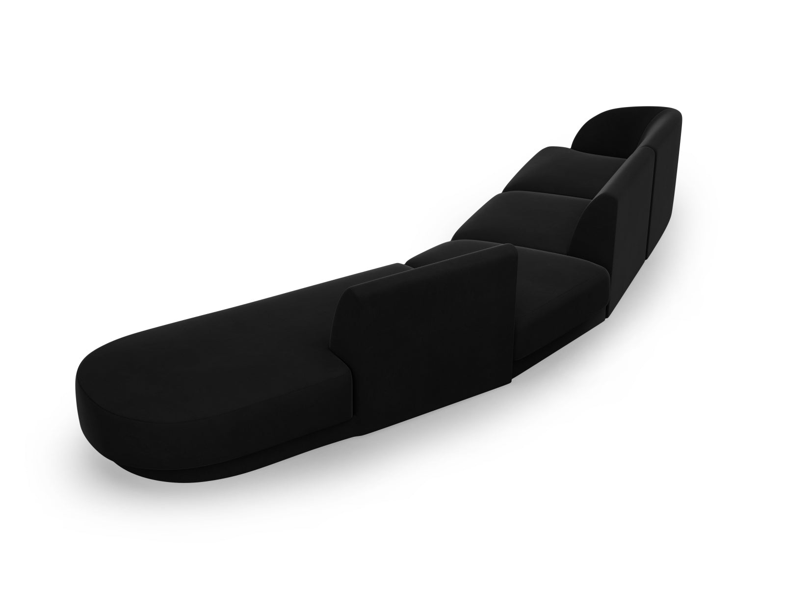 Entdecken Sie das Miley Velour 5-Sitzer Sofa von Micadoni – ein stilvolles, modulares Sofa, das höchsten Komfort und elegantes Design vereint.