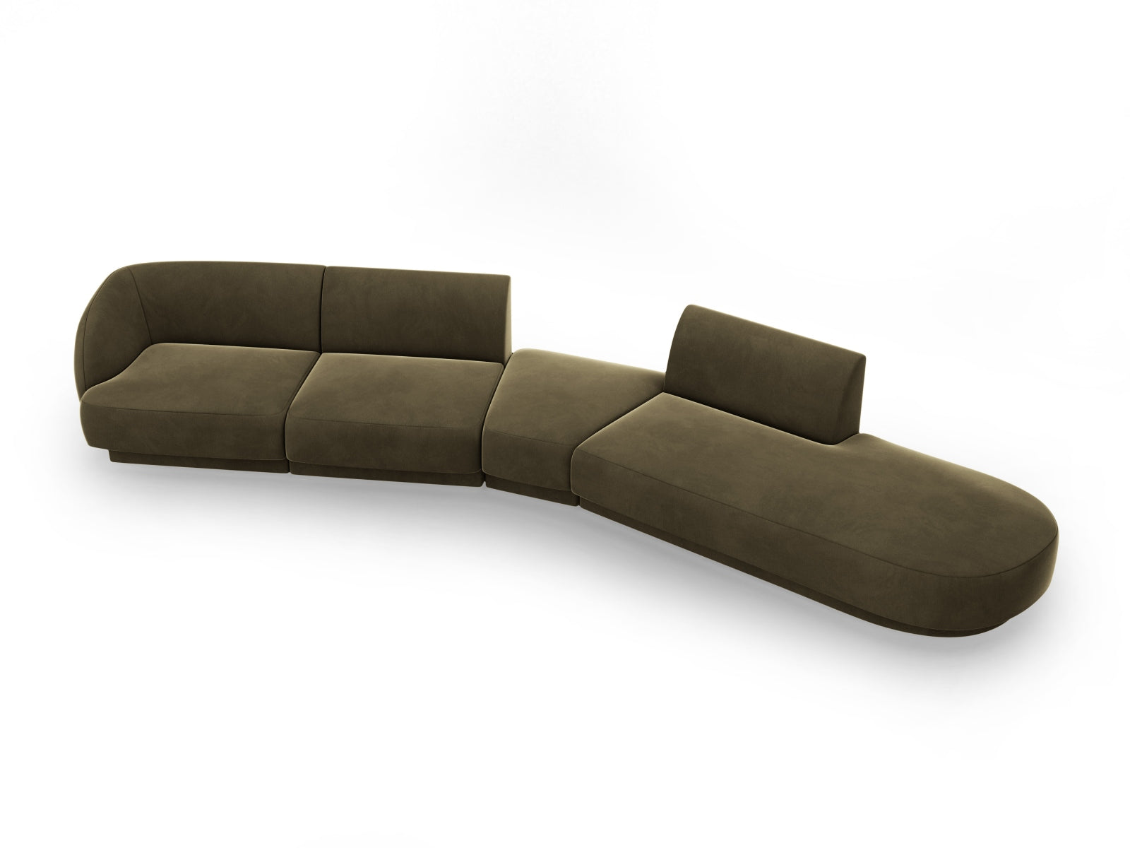 Entdecken Sie das stilvolle Miley Velour Sofa von Micadoni – ein 5-Sitzer mit elegantem Design, modularer Flexibilität und hohem Komfort für Ihr Zuhause.