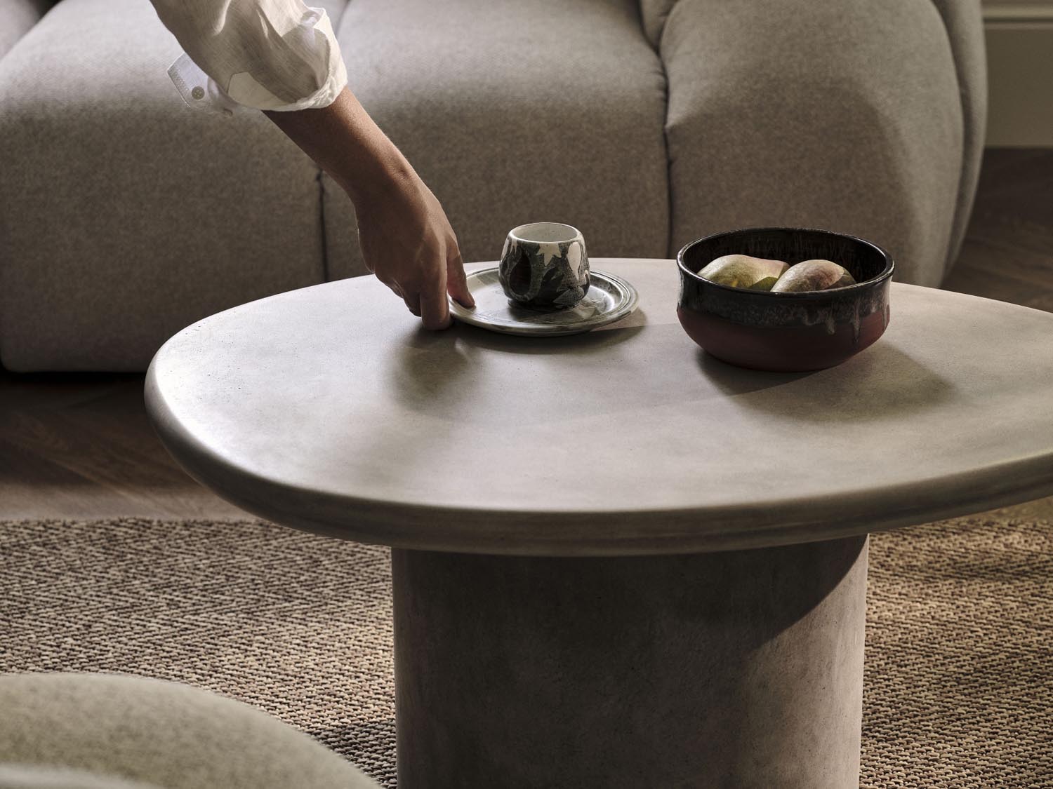 Kaffeetisch Daria 85x61 in präsentiert im Onlineshop von KAQTU Design AG. Couchtisch ist von Micadoni