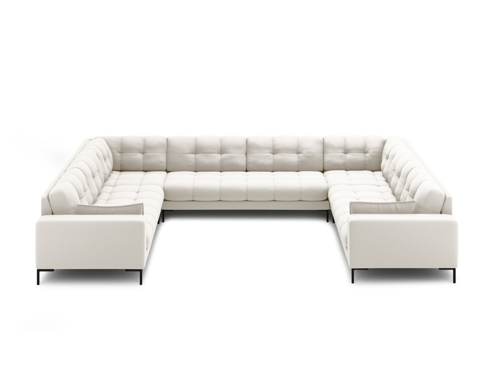 Entdecken Sie das Mamaia Panoramic Sofa 9 Sitzer von Micadoni – stilvoll, komfortabel und ideal für gesellige Abende. Perfekt für jedes Zuhause!
