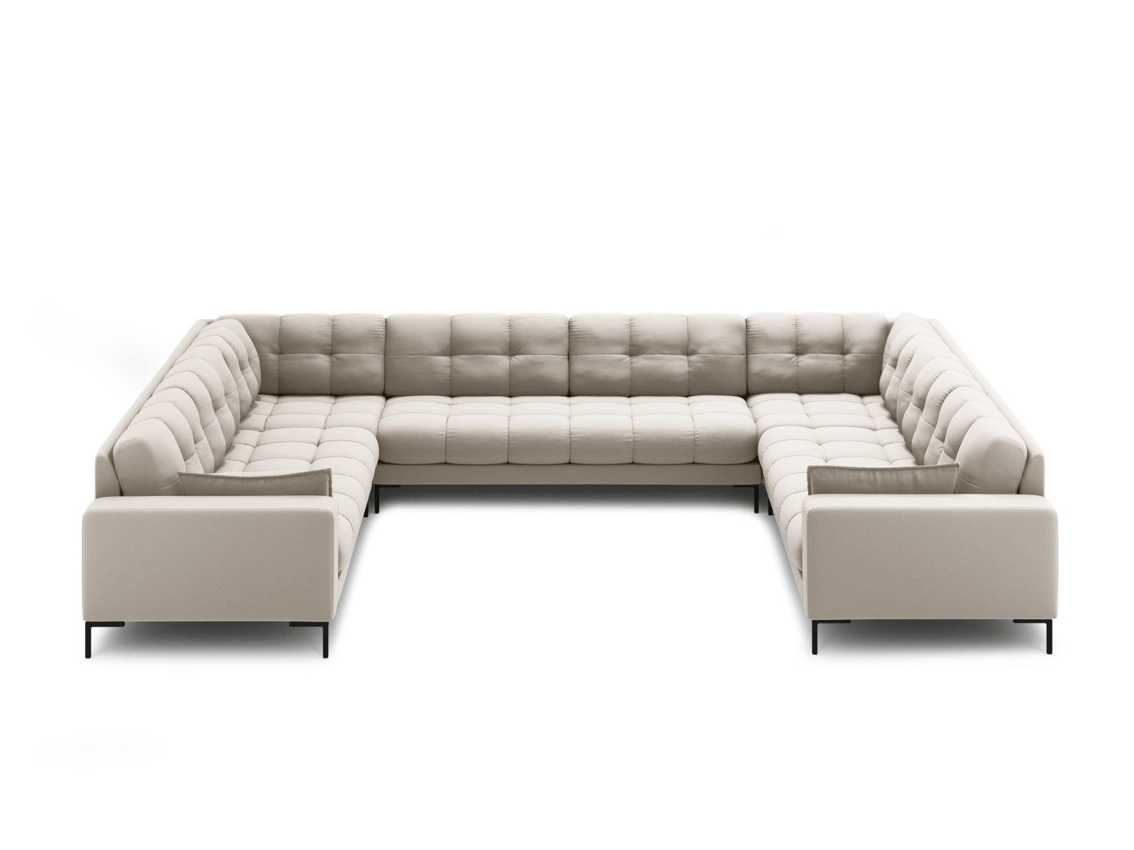 Entdecken Sie das Mamaia Panoramic Sofa 9 Sitzer von Micadoni – stilvoll, komfortabel und ideal für gesellige Abende. Perfekt für jedes Zuhause!