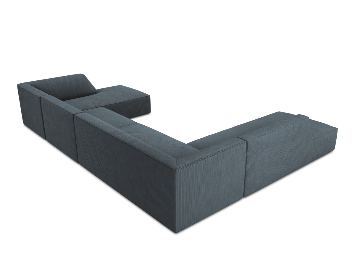 Ruby Panoramic Ecksofa links 7 Sitzer in Blue-Scala präsentiert im Onlineshop von KAQTU Design AG. Ecksofa links ist von Micadoni