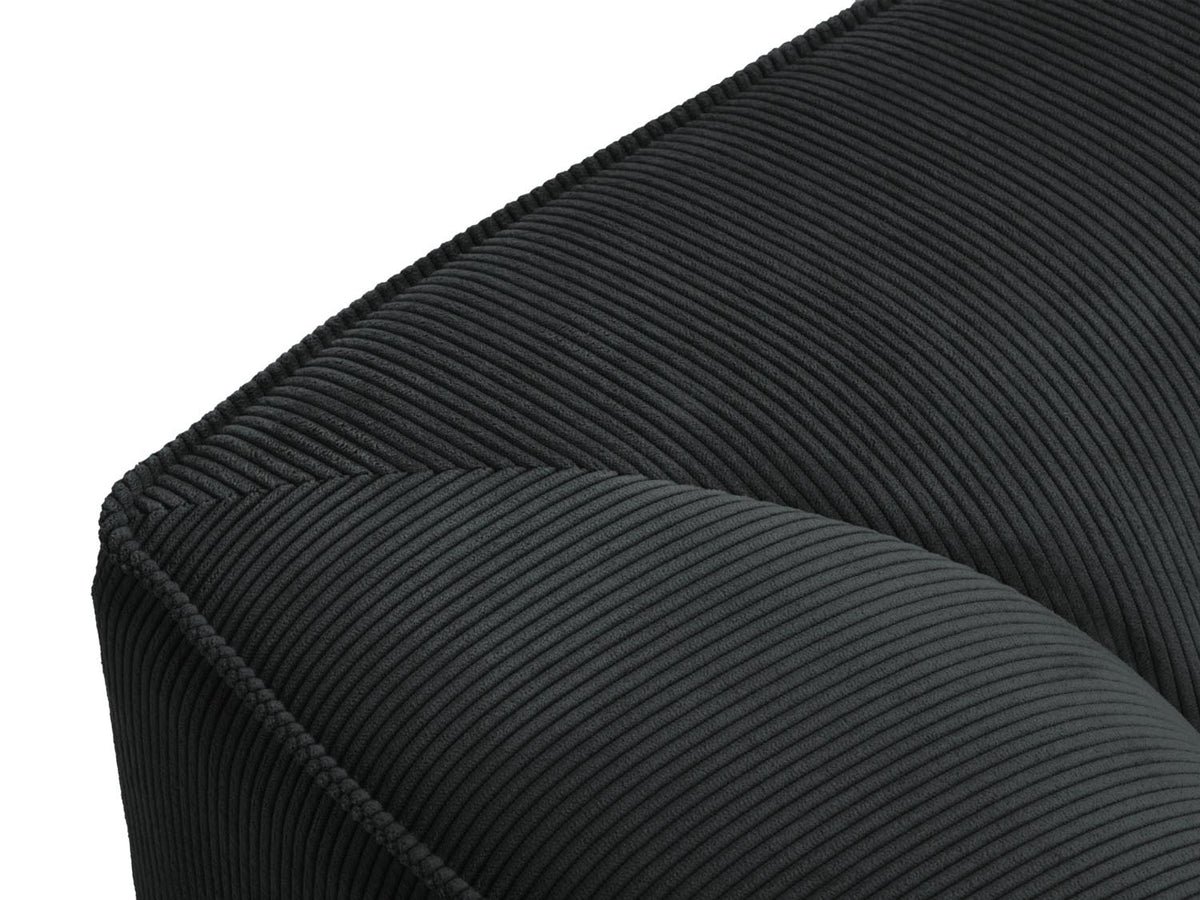 Ruby Panoramic Ecksofa links 7 Sitzer in Black-Scala präsentiert im Onlineshop von KAQTU Design AG. Ecksofa links ist von Micadoni