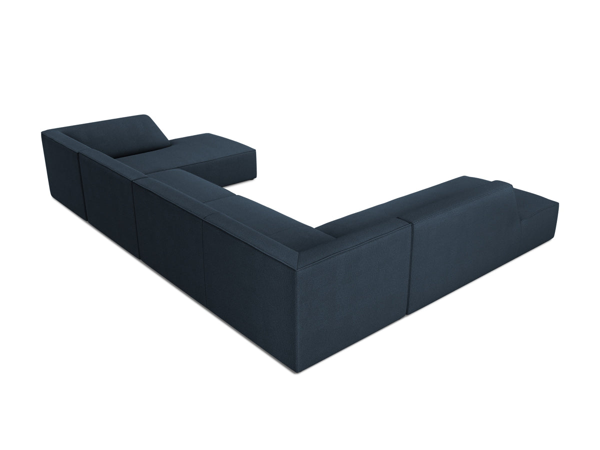 Ruby Panoramic Ecksofa links 7 Sitzer in Navy Blue-Ottawa präsentiert im Onlineshop von KAQTU Design AG. Ecksofa links ist von Micadoni