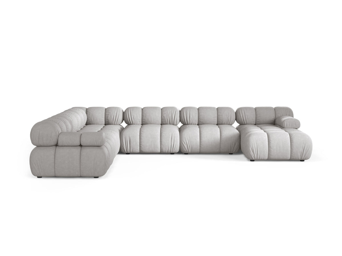 8-Sitzer Modular Ecksofa Panoramic links Bellis in Light Grey-Liberty präsentiert im Onlineshop von KAQTU Design AG. Ecksofa links ist von Micadoni