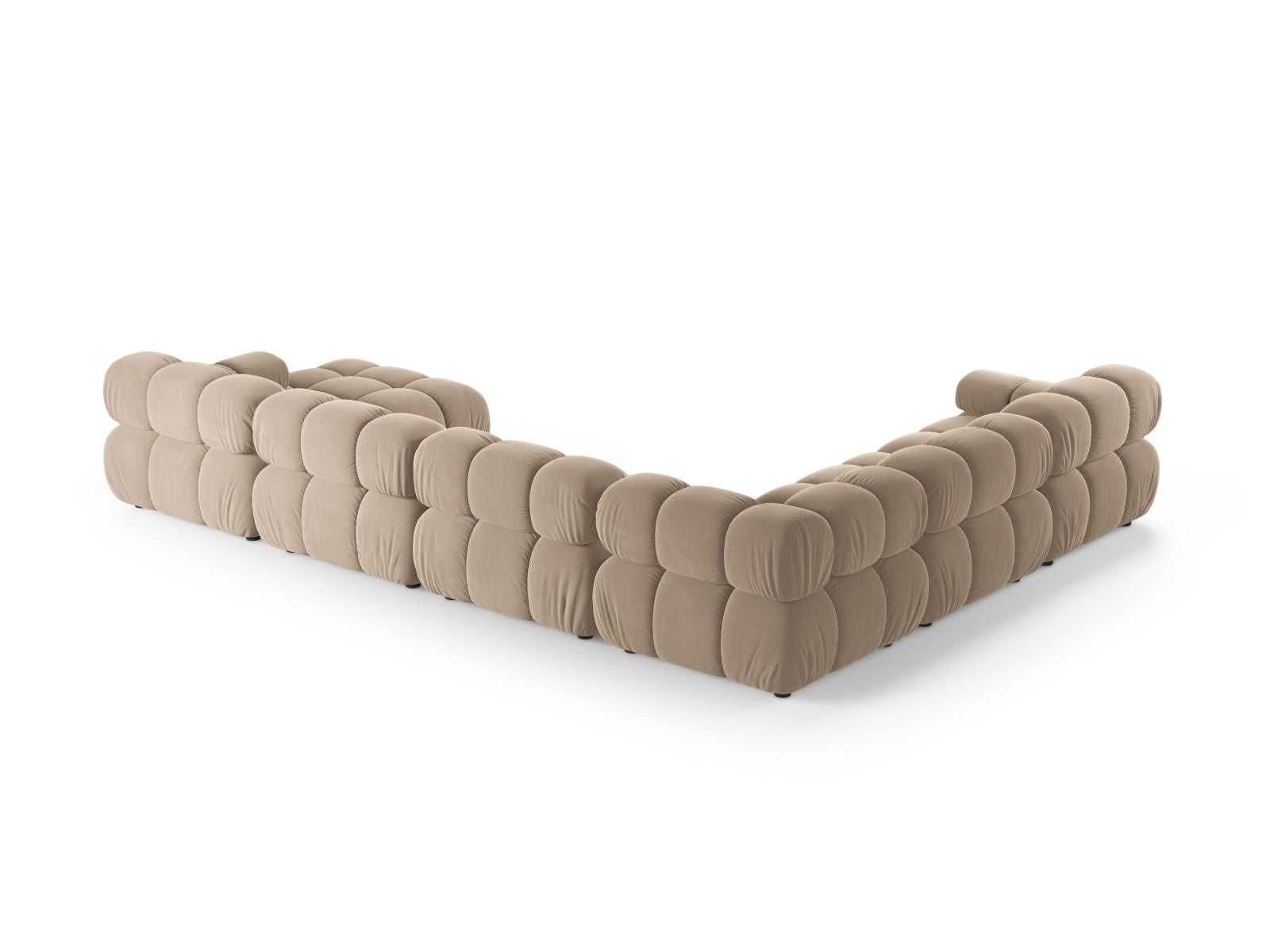 Elegantes 8-Sitzer Ecksofa Panoramic links Bellis von Micadoni, ideal für großzügige Wohnräume und gesellige Abende.