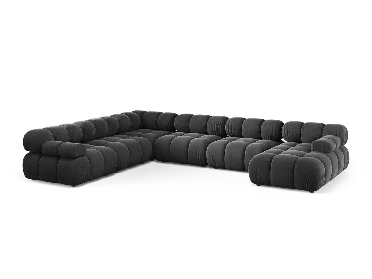 8-Sitzer Modular Ecksofa Panoramic links Bellis in Grey-Venus präsentiert im Onlineshop von KAQTU Design AG. Ecksofa links ist von Micadoni