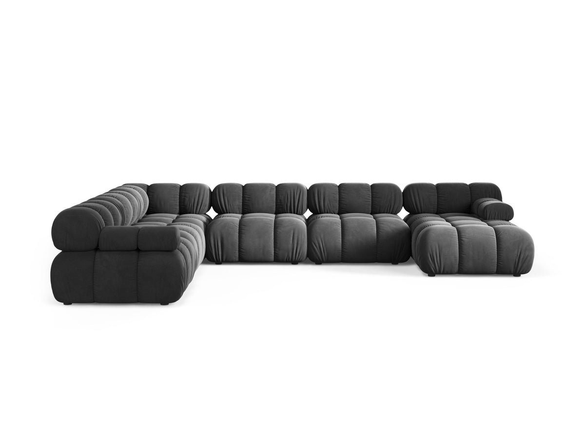 8-Sitzer Modular Ecksofa Panoramic links Bellis in Grey-Venus präsentiert im Onlineshop von KAQTU Design AG. Ecksofa links ist von Micadoni