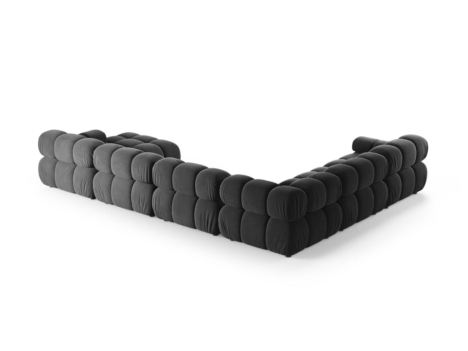 Geräumiges 8-Sitzer Ecksofa Panoramic links Bellis in modernem Design, perfekt für gesellige Abende und stilvolle Einrichtung.