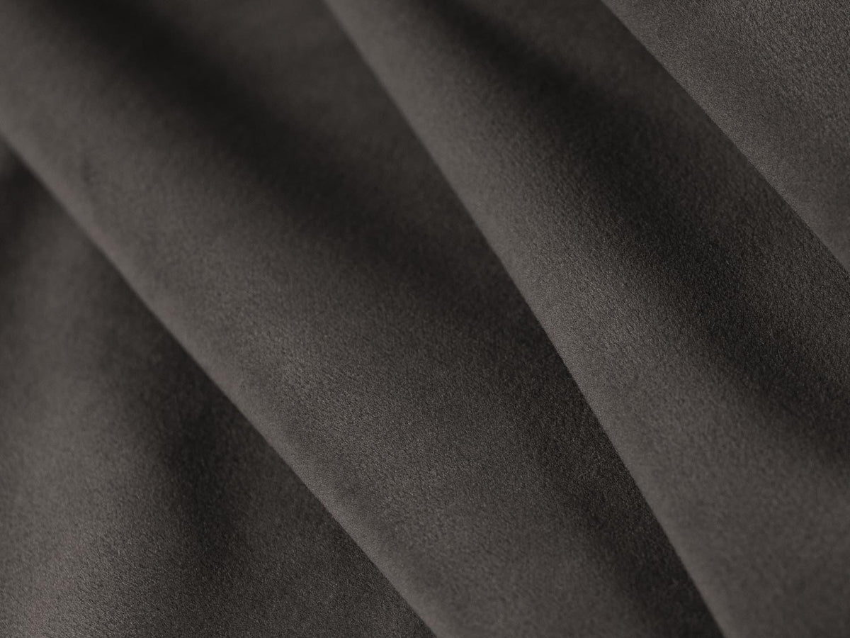 Ruby Velour Panoramic Ecksofa links 7 Sitzer in Dark Grey-Salvador präsentiert im Onlineshop von KAQTU Design AG. Ecksofa links ist von Micadoni