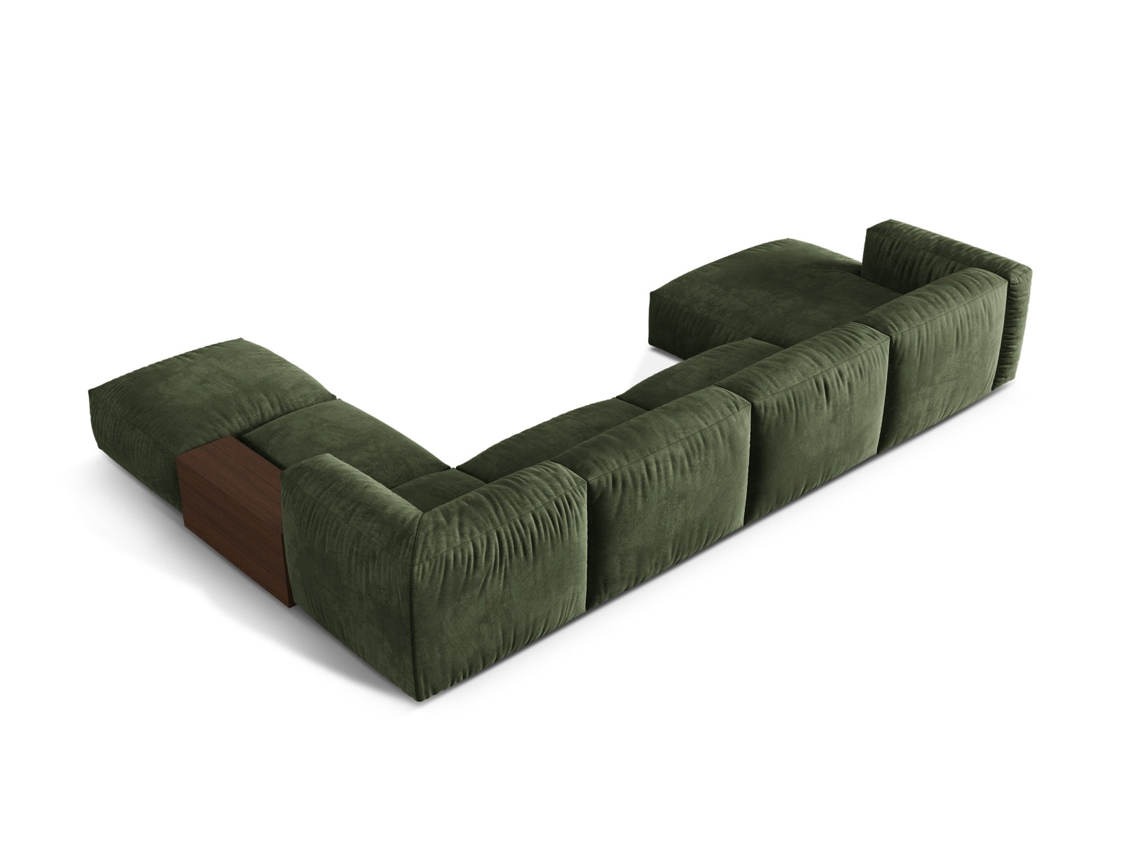 Erleben Sie das Martina Modulare Panoramic Ecksofa rechts 5 Sitzer von Micadoni – stilvoll, anpassbar und ideal für gesellige Momente.