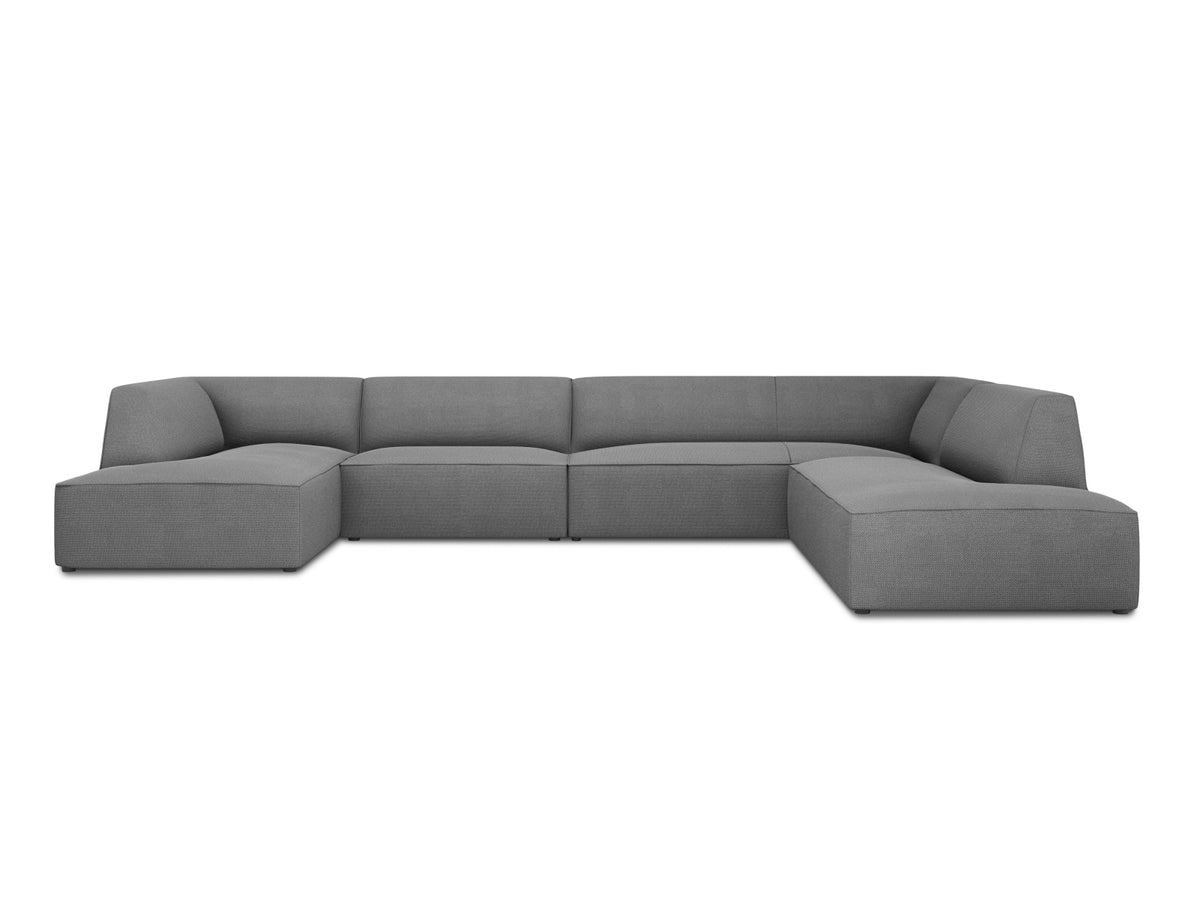 Ruby Panoramic Ecksofa rechts 7 Sitzer in Grey-Ottawa präsentiert im Onlineshop von KAQTU Design AG. Ecksofa rechts ist von Micadoni