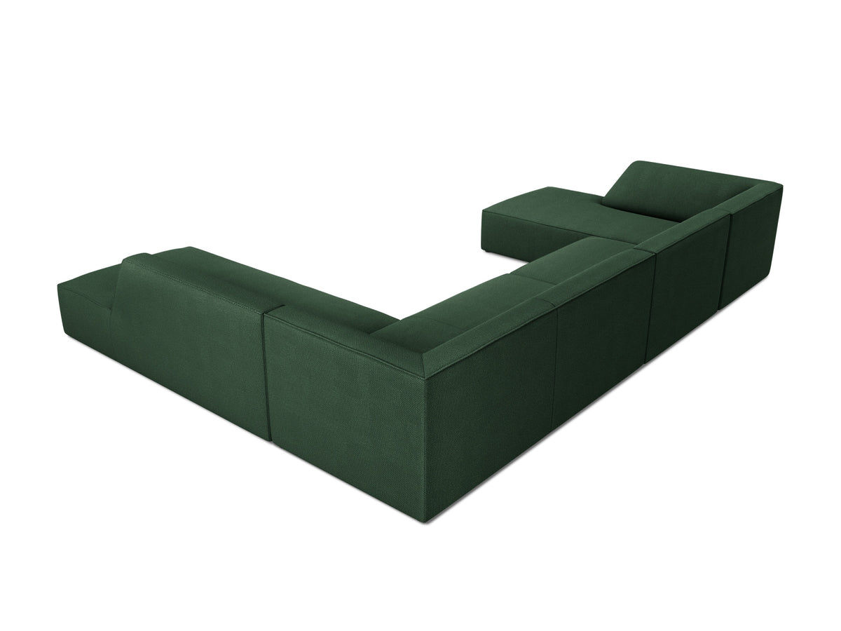 Ruby Panoramic Ecksofa rechts 7 Sitzer in Green-Ottawa präsentiert im Onlineshop von KAQTU Design AG. Ecksofa rechts ist von Micadoni
