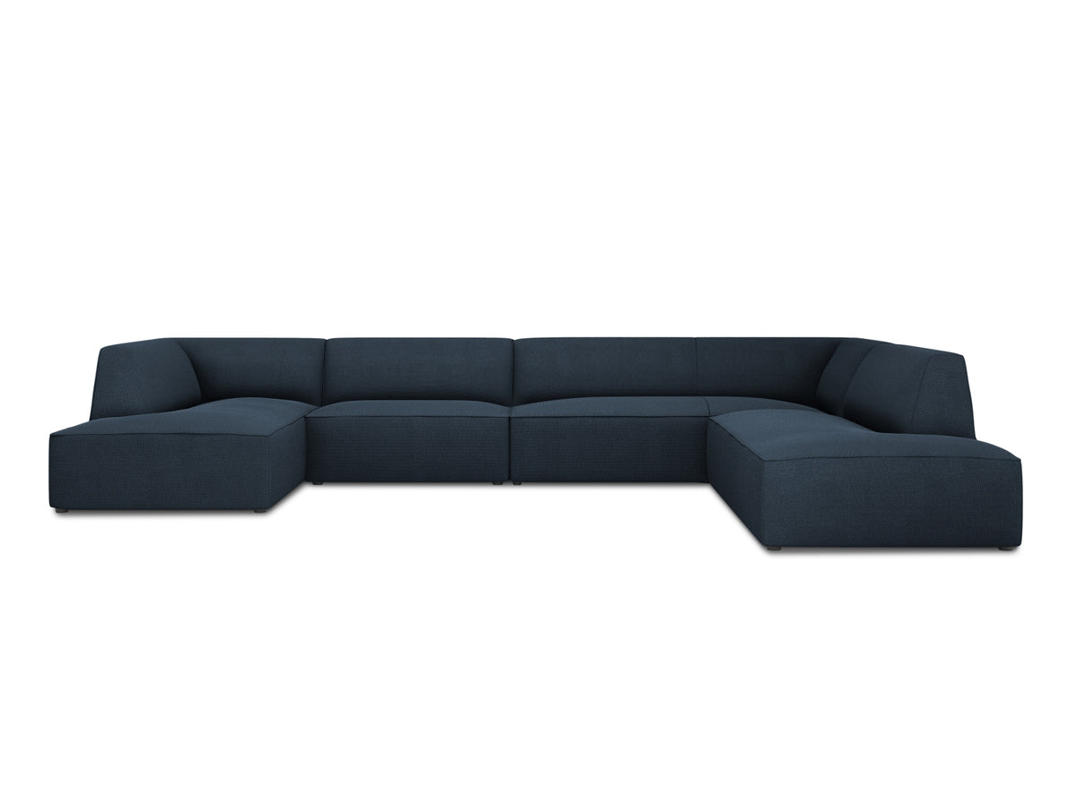 Ruby Panoramic Ecksofa rechts 7 Sitzer in Navy Blue-Ottawa präsentiert im Onlineshop von KAQTU Design AG. Ecksofa rechts ist von Micadoni