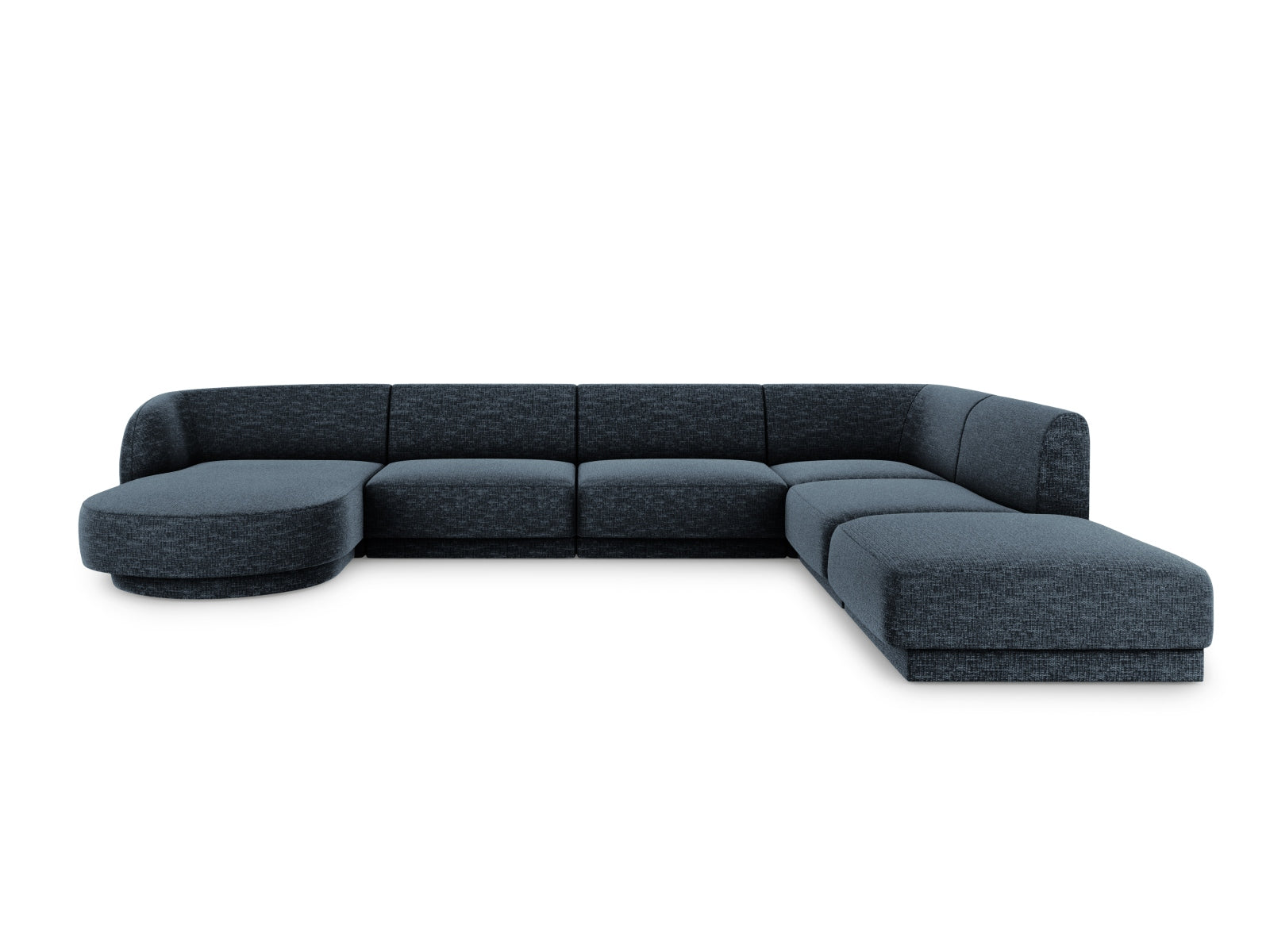 Miley Panoramic Ecksofa rechts 6 Sitzer in Royal Blue präsentiert im Onlineshop von KAQTU Design AG. Ecksofa rechts ist von Micadoni