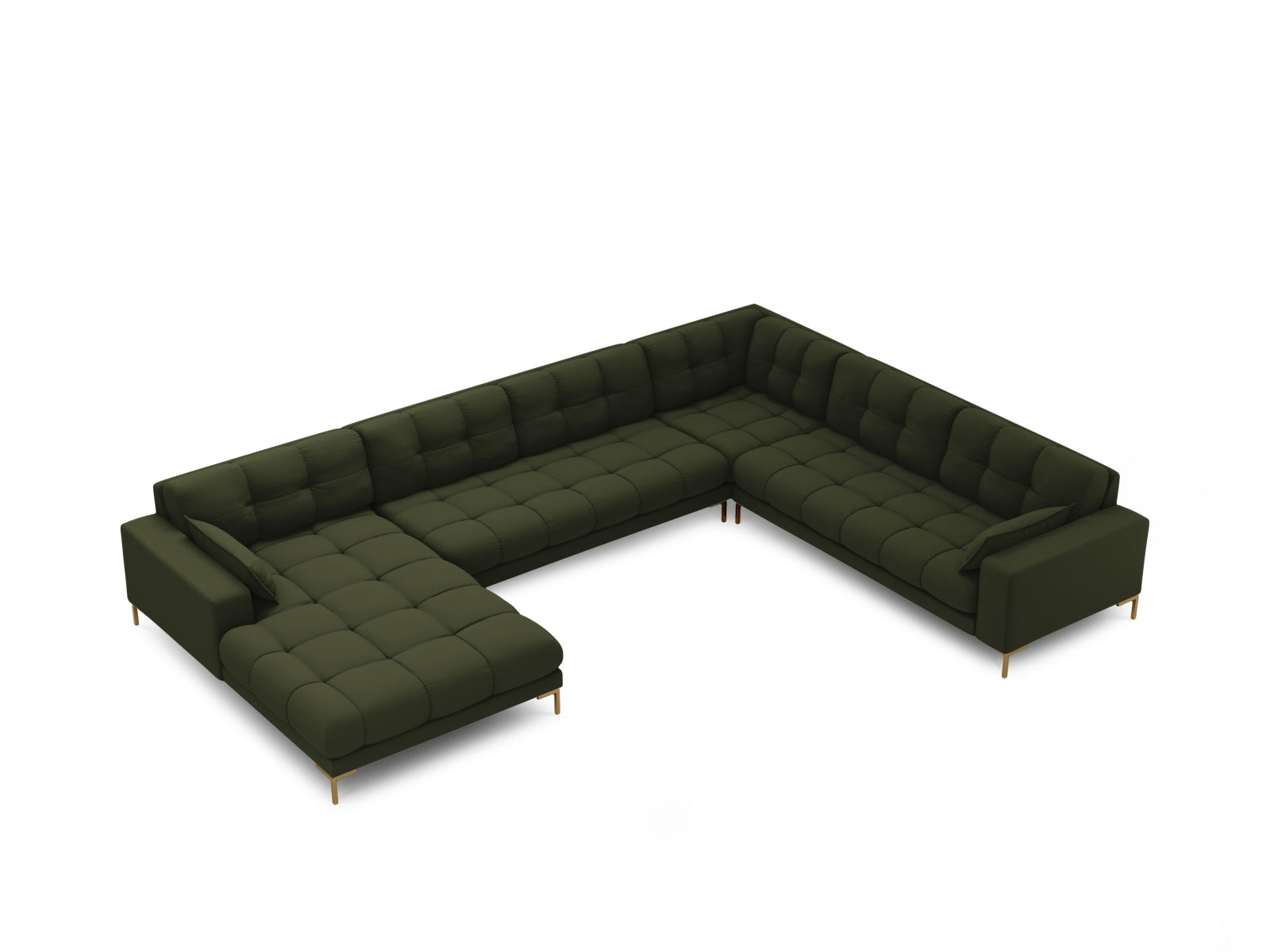 Erleben Sie das Mamaia Panoramic Ecksofa rechts 7 Sitzer von Micadoni – ein elegantes, komfortables Sofa für entspannte Stunden in Ihrem Zuhause!
