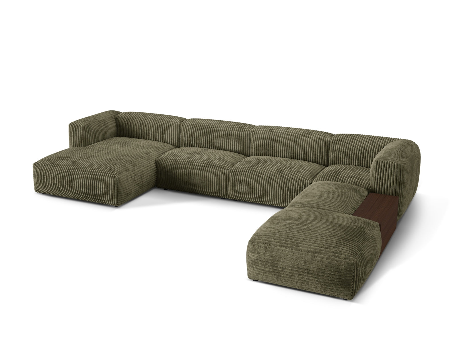 Entdecken Sie das elegante Martina Ecksofa rechts 5 Sitzer von Micadoni. Modular, komfortabel und in verschiedenen Farben erhältlich – ideal für Ihr Wohnzimmer!