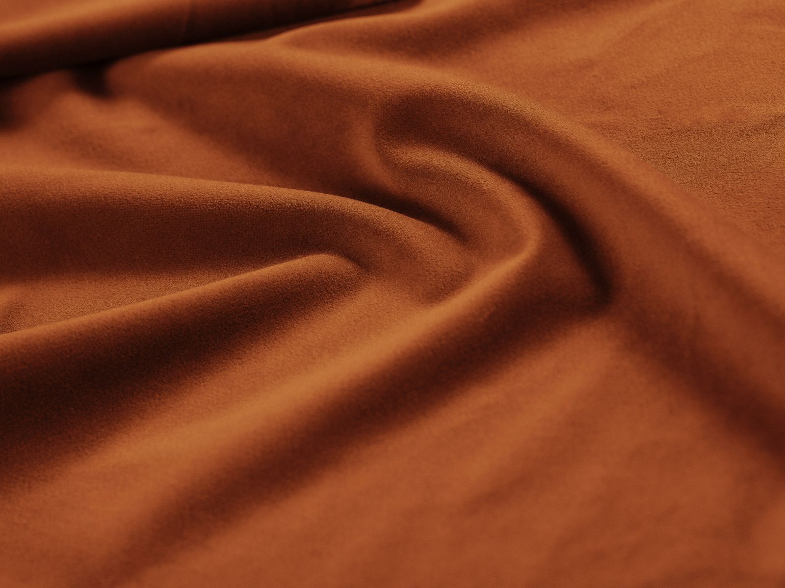 8-Sitzer Bellis Modular Ecksofa Panoramic rechts in Terracotta-Bluvel präsentiert im Onlineshop von KAQTU Design AG. Ecksofa rechts ist von Micadoni