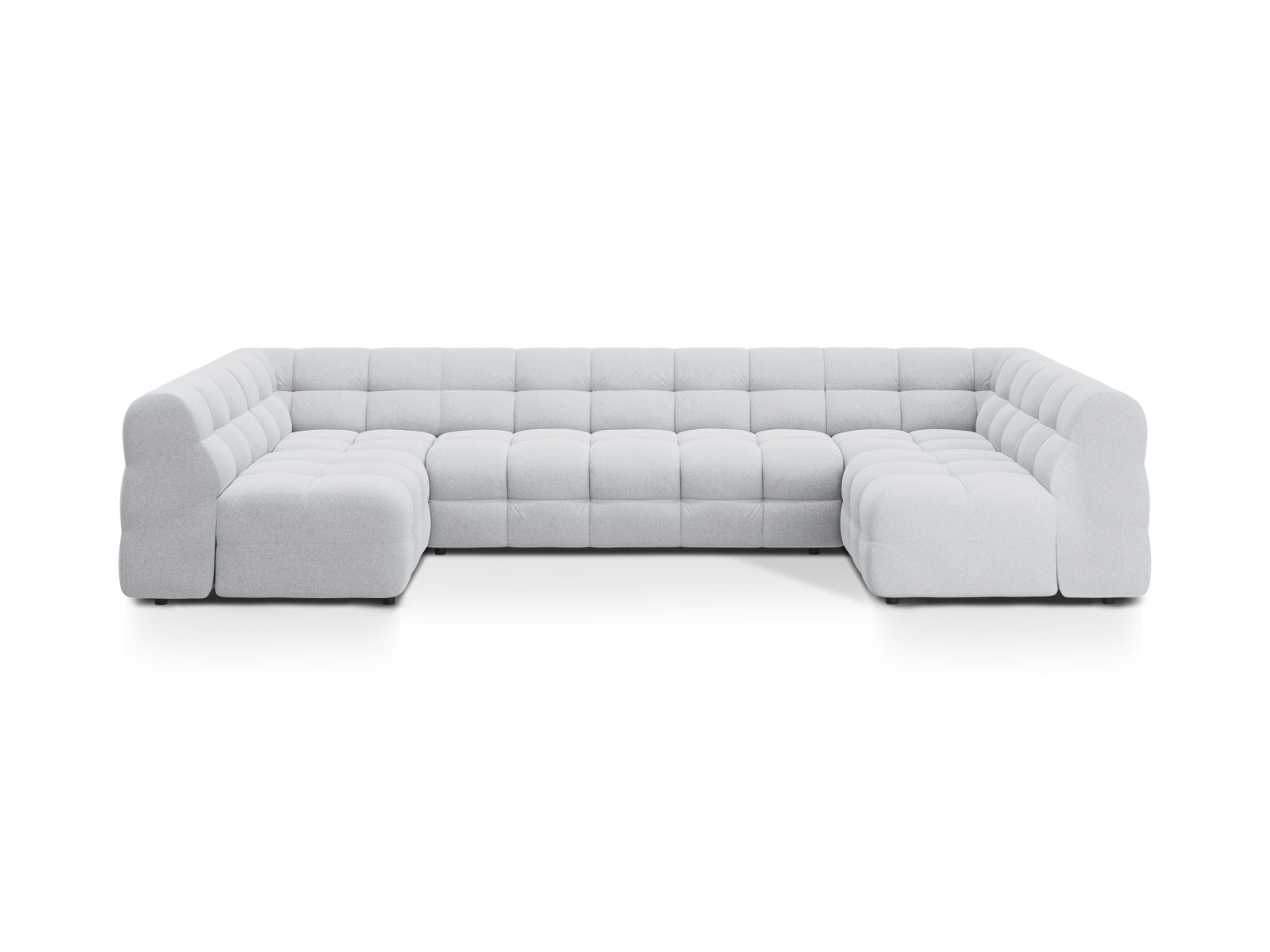 Kendal Panoramic Sofa 7 Sitzer in Light Grey präsentiert im Onlineshop von KAQTU Design AG. 5er Sofa ist von Micadoni