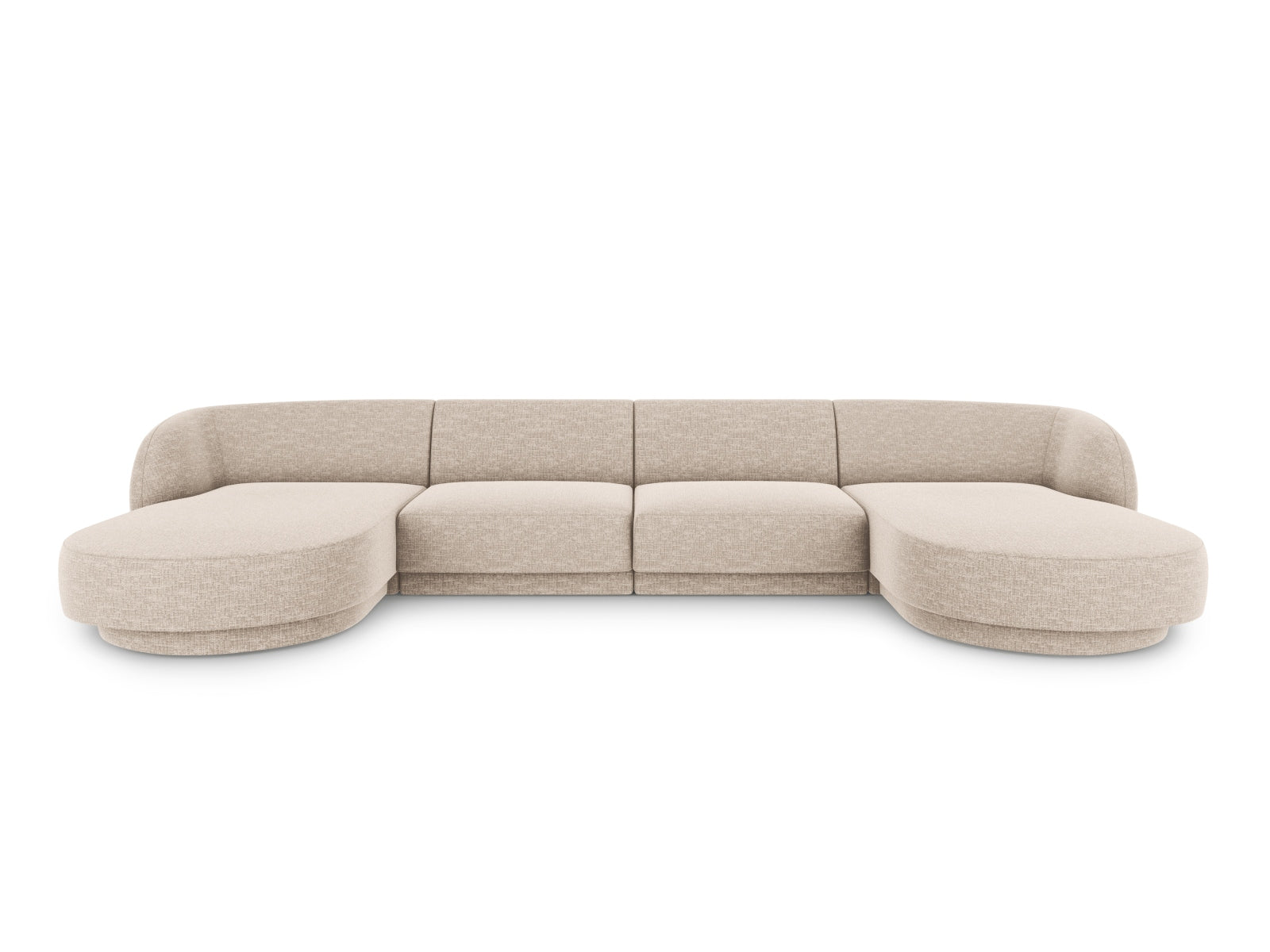 Miley Panoramic Sofa 5 Sitzer in Beige-Haga präsentiert im Onlineshop von KAQTU Design AG. 5er Sofa ist von Micadoni