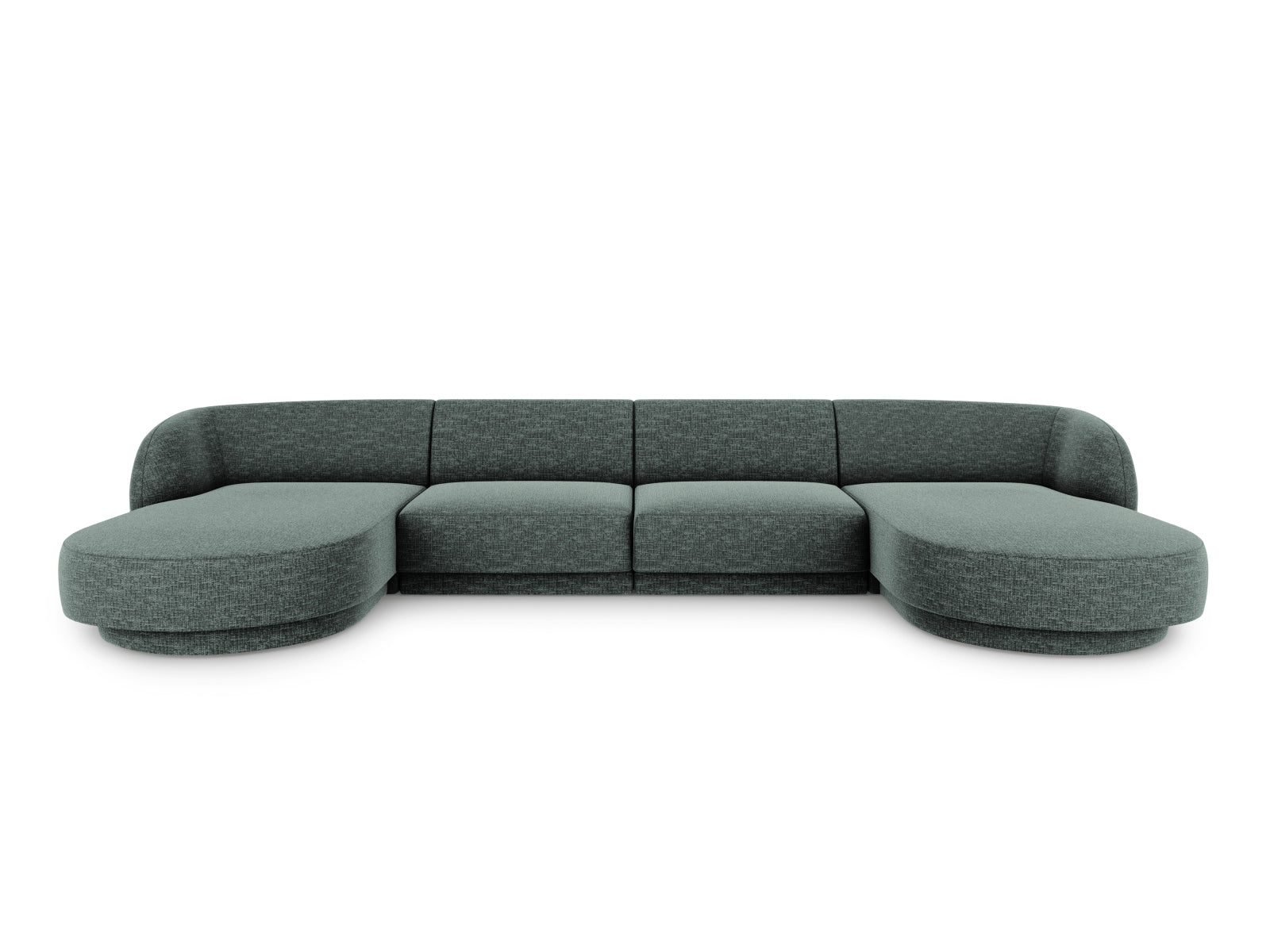 Miley Panoramic Sofa 5 Sitzer in Petrol-Haga präsentiert im Onlineshop von KAQTU Design AG. 5er Sofa ist von Micadoni