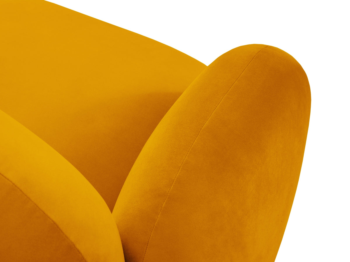 Blair Velour Panoramic Sofa 6 Sitzer in Yellow-Casino präsentiert im Onlineshop von KAQTU Design AG. 5er Sofa ist von Micadoni
