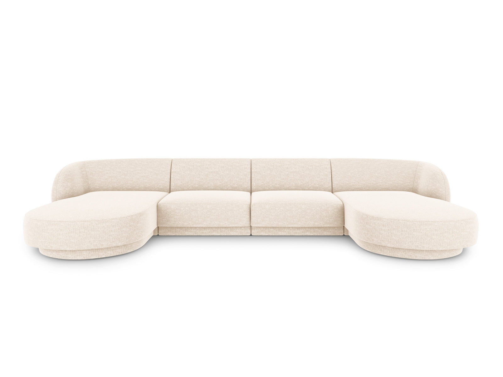 Miley Panoramic Sofa 5 Sitzer in Ivory präsentiert im Onlineshop von KAQTU Design AG. 5er Sofa ist von Micadoni