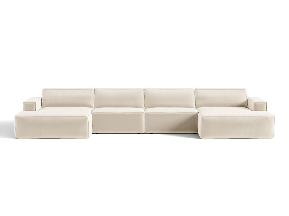 Jodie Modulares Panoramasofa von Micadoni – Ansicht 88