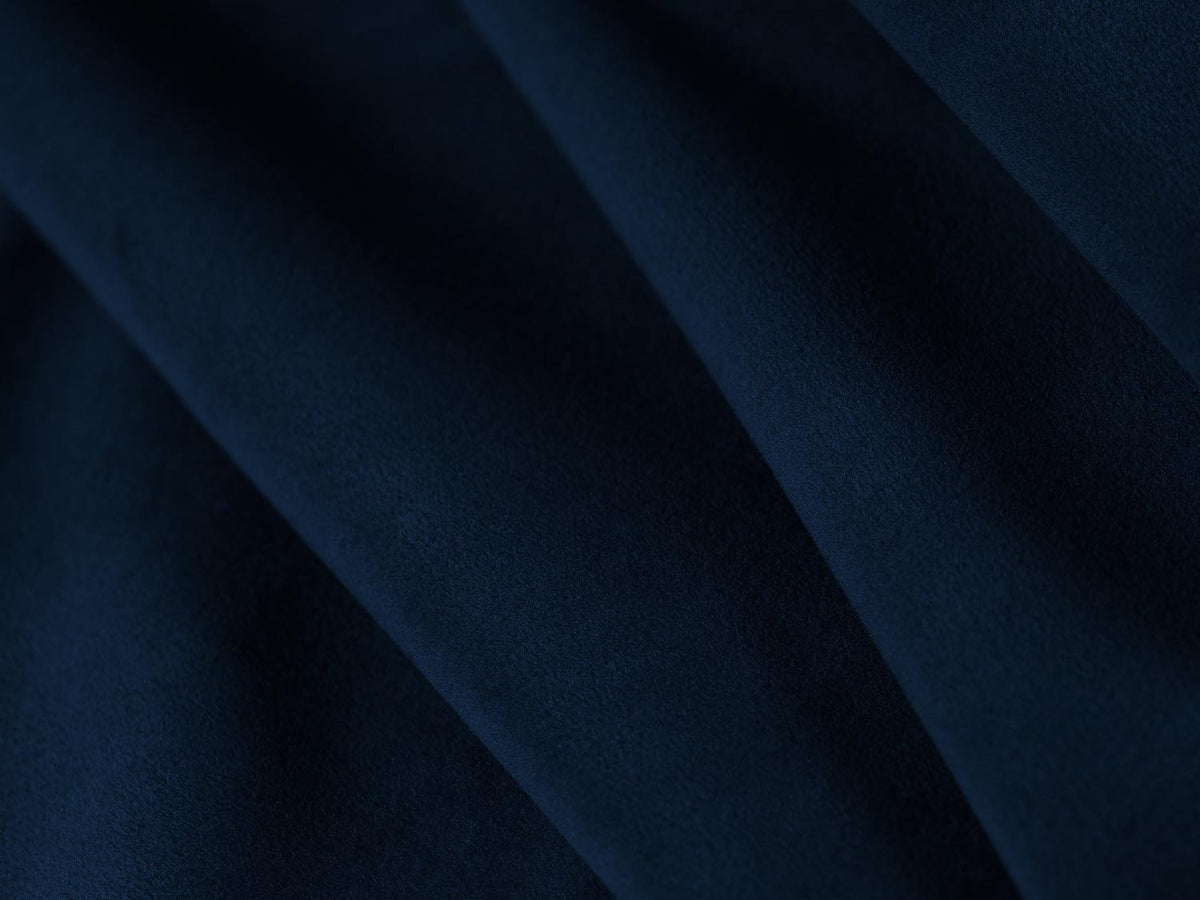 Mamaia Velour Panoramic Sofa 6 Sitzer in Royal Blue/Schwarz-Bluvel präsentiert im Onlineshop von KAQTU Design AG. 3er Sofa ist von Micadoni