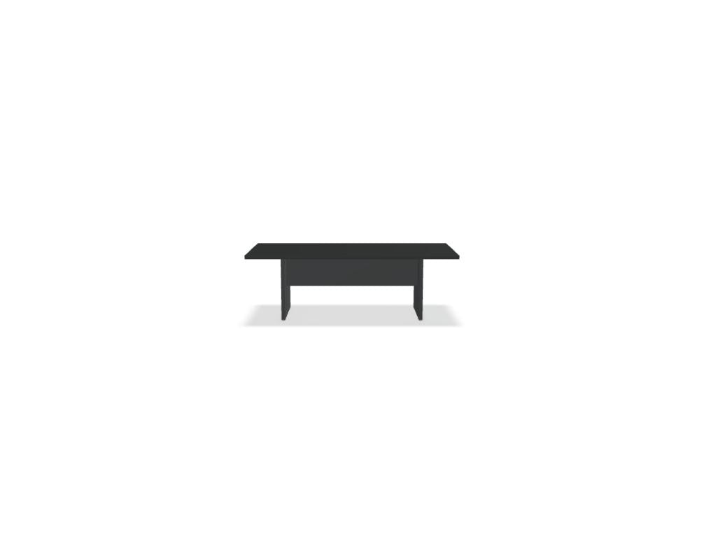 Mito MITMF45 - Chefzimmer-Tisch in FENIX Schwarz Matt präsentiert im Onlineshop von KAQTU Design AG. Schreibtisch ist von Mdd