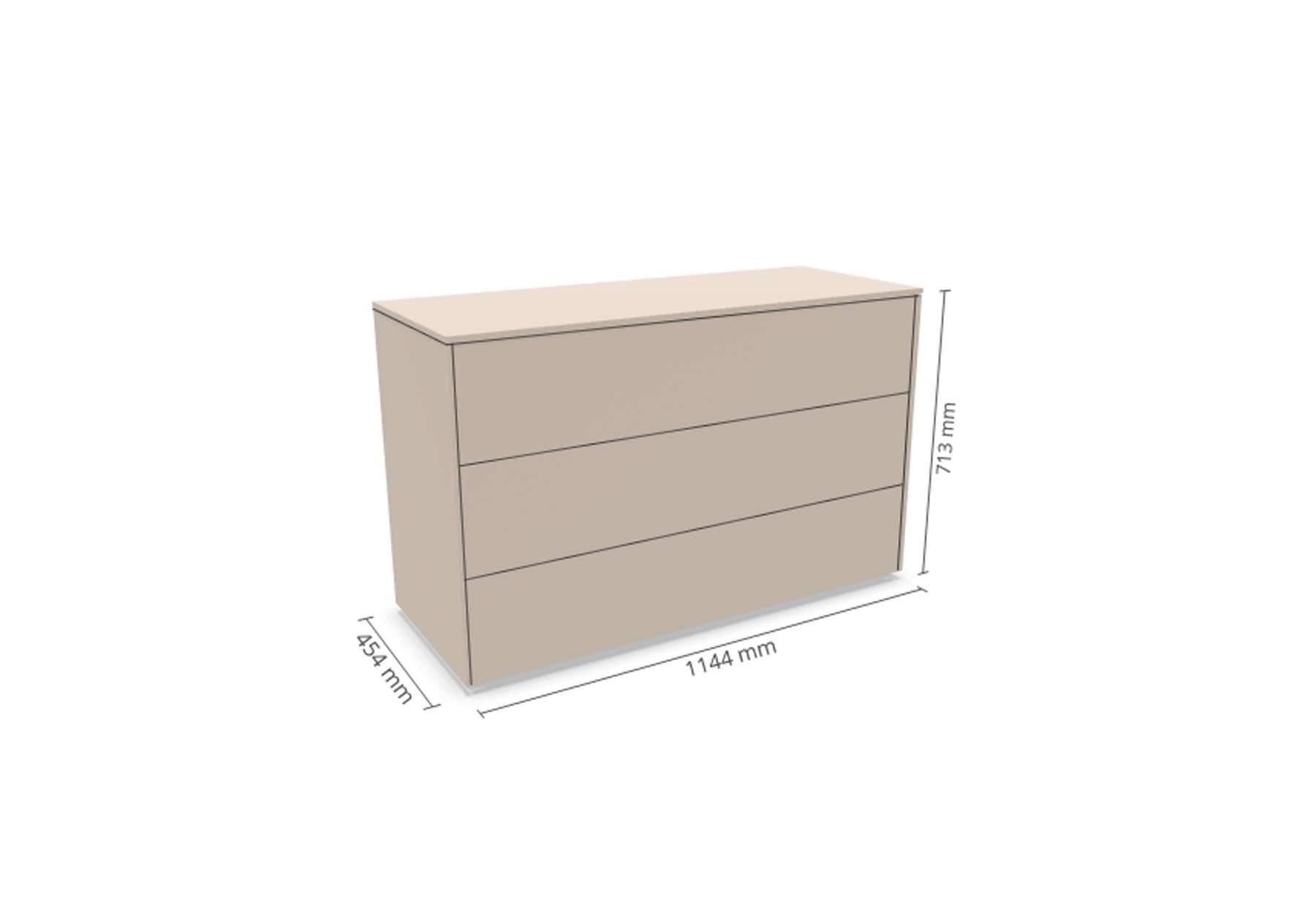 Aventa Sideboard V12 in Kaschmirgrau präsentiert im Onlineshop von KAQTU Design AG. Sideboard ist von Müller Möbelwerkstätten