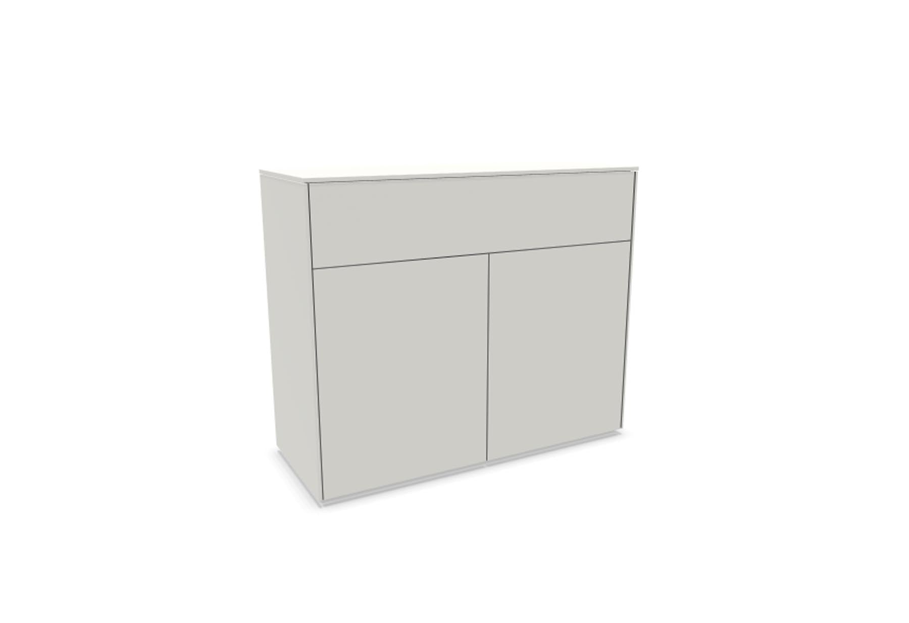 Aventa Sideboard V3 in Weiss präsentiert im Onlineshop von KAQTU Design AG. Sideboard ist von Müller Möbelwerkstätten