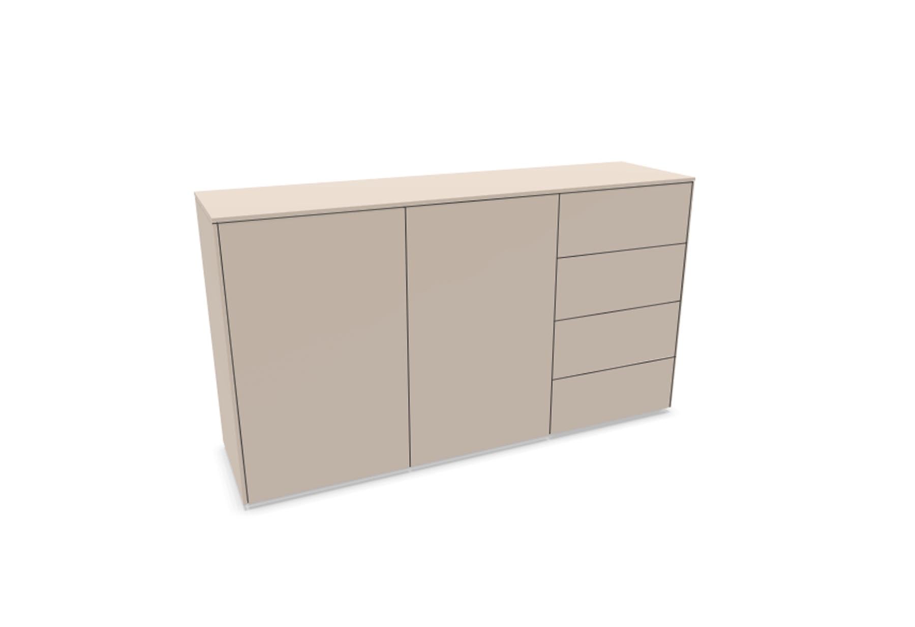 Aventa Sideboard V4 in Kaschmirgrau präsentiert im Onlineshop von KAQTU Design AG. Sideboard ist von Müller Möbelwerkstätten