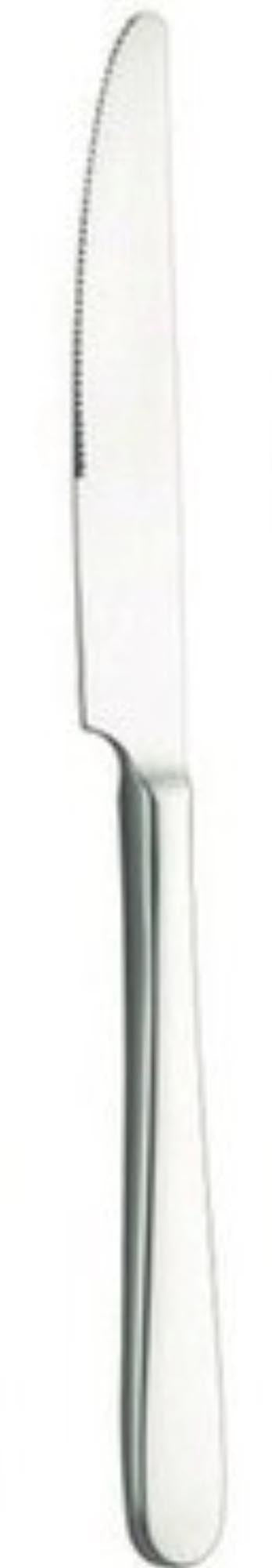 Savoy Dessertmesser Monobloc 20cm in Silber präsentiert im Onlineshop von KAQTU Design AG. Besteck ist von Pintinox