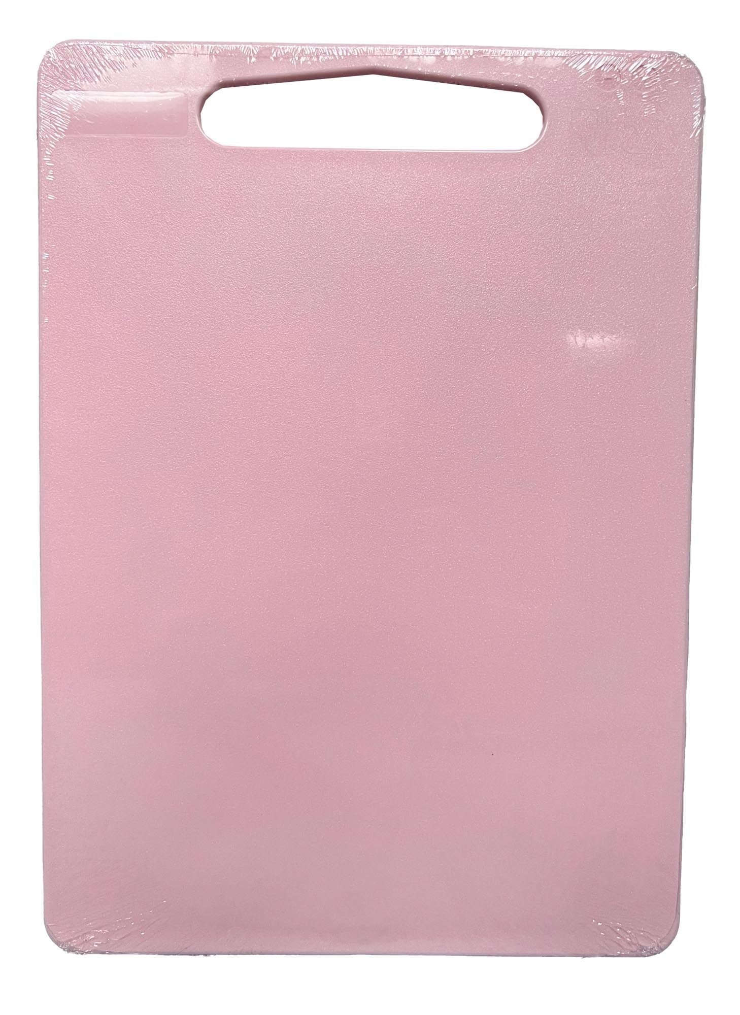 Praktisches Schneidebrett Anita 35x25cm in Pink mit Griffloch, ideal für die Küche. Robust, hygienisch und leicht zu reinigen.