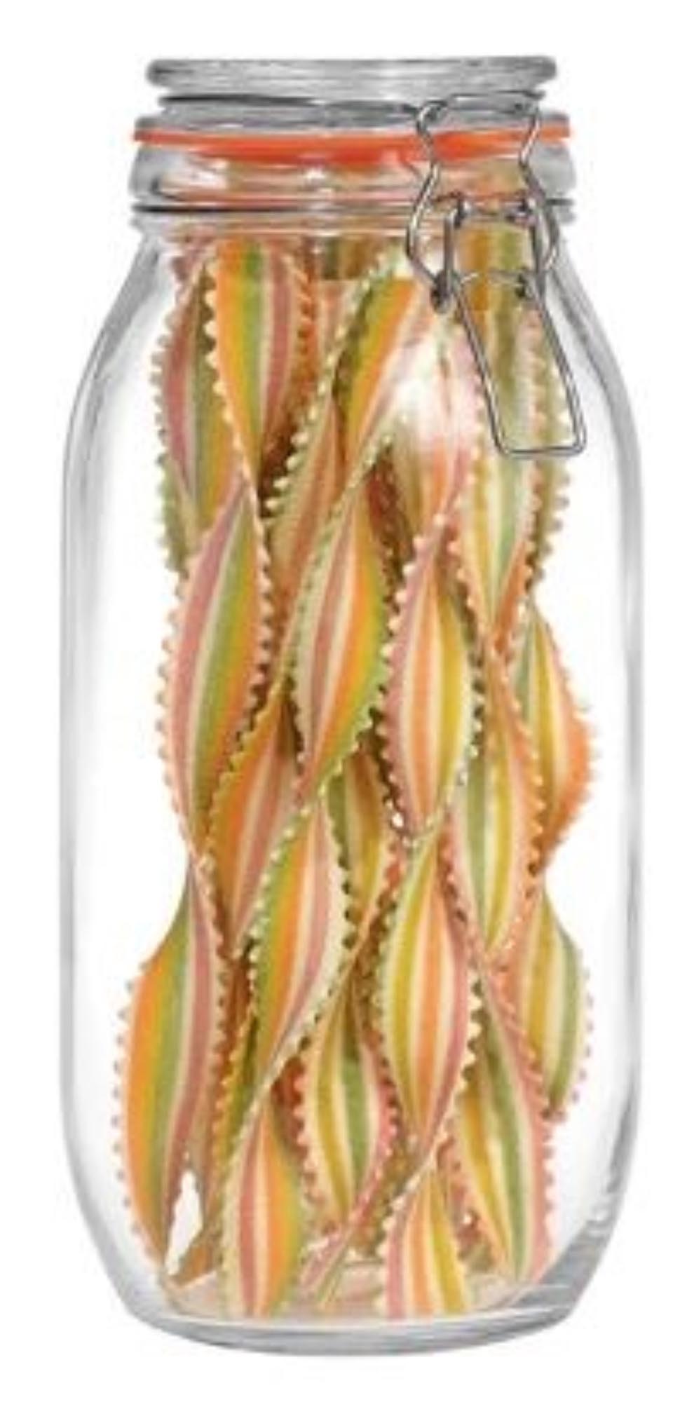 Aufbewahrungsglas mit Bügelverschluss 2.1l in Transparent präsentiert im Onlineshop von KAQTU Design AG. Aufbewahrungsbehälter ist von Tala