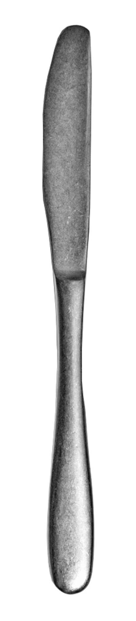 Milord Vintage Tafelmesser in Silber präsentiert im Onlineshop von KAQTU Design AG. Besteck ist von Abert