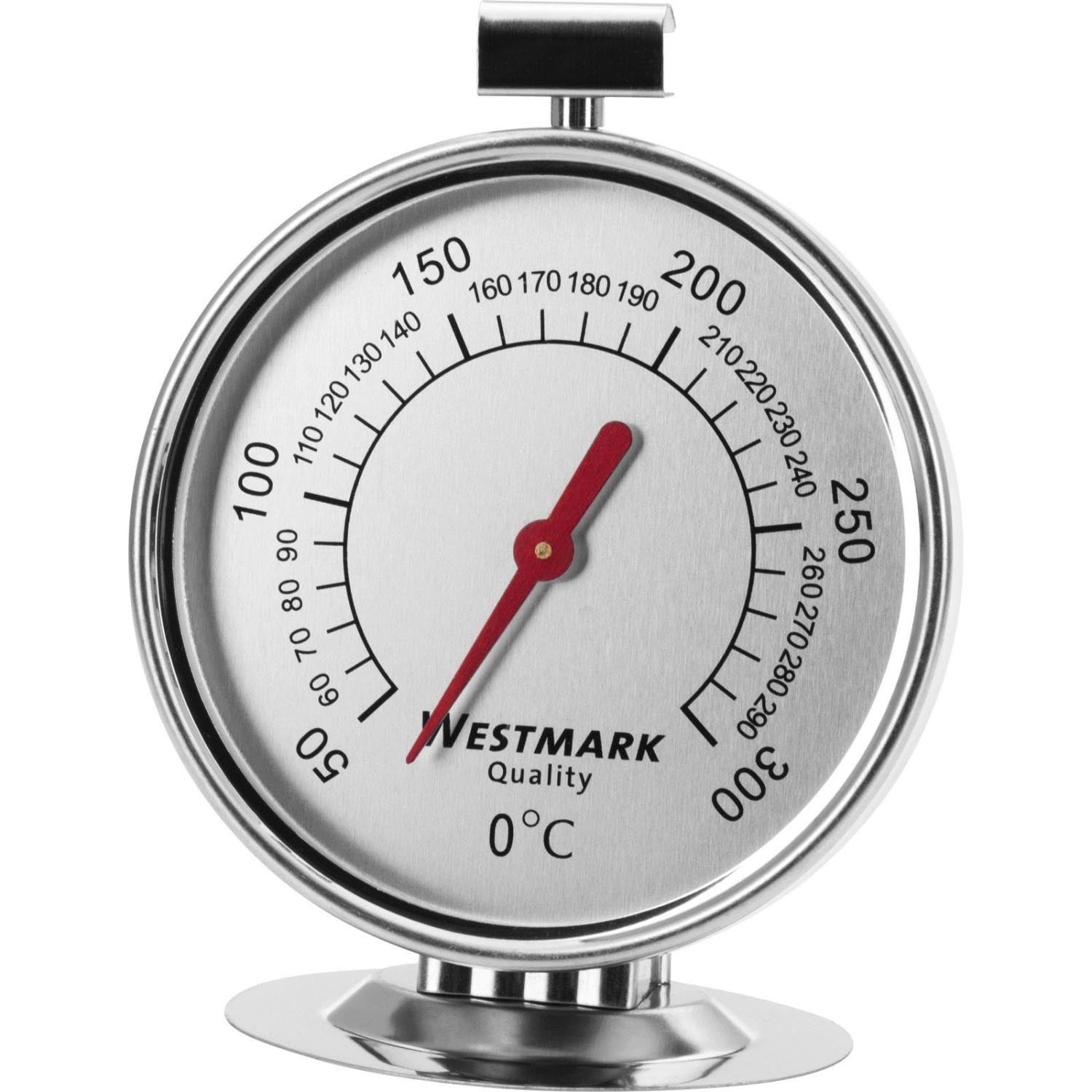 Ofenthermometer mechanisch in Silber präsentiert im Onlineshop von KAQTU Design AG. Thermometer ist von Westmark