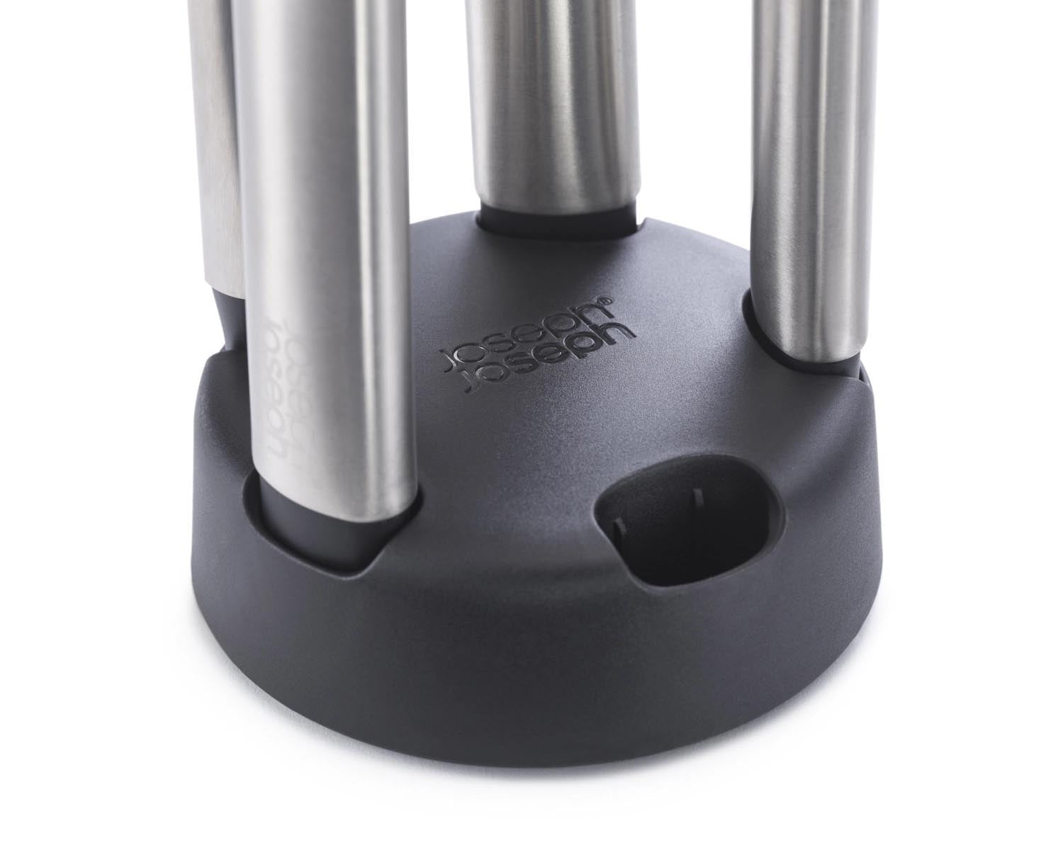 Stilvolles 5-teiliges Silikon-Küchenutensilien-Set mit Ständer, ideal für sauberes und organisiertes Kochen in jeder Küche.