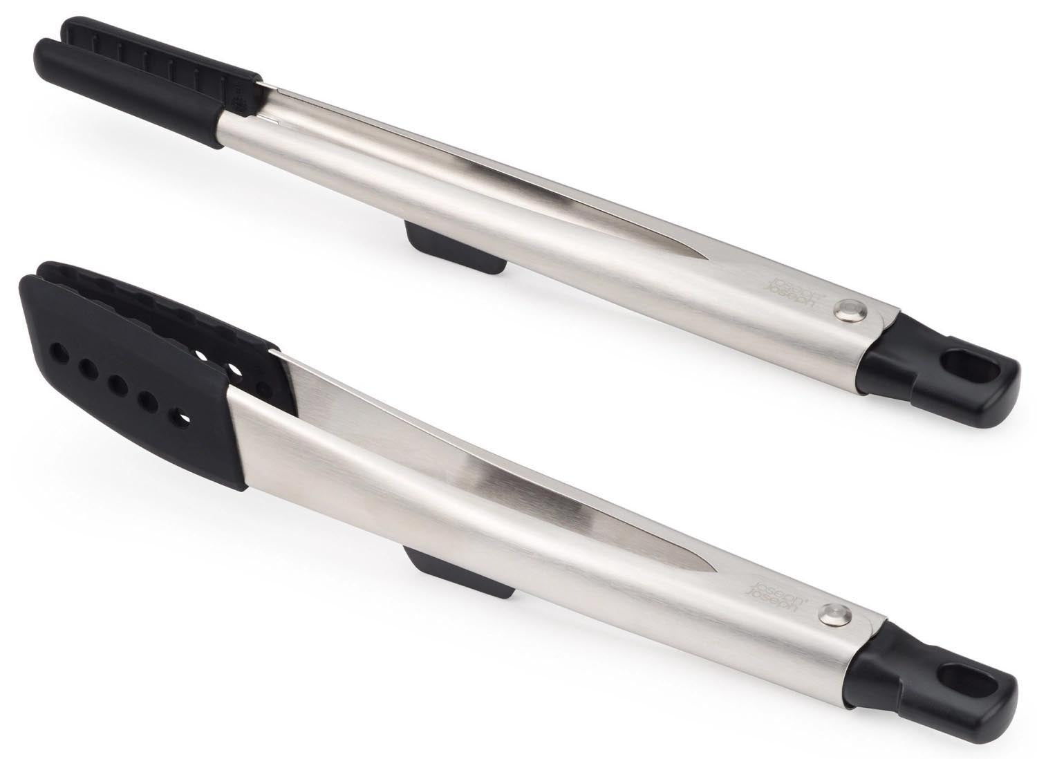 2er Set Elevate Fusion Silikonzange in Schwarz präsentiert im Onlineshop von KAQTU Design AG. Werkzeuge ist von Joseph Joseph