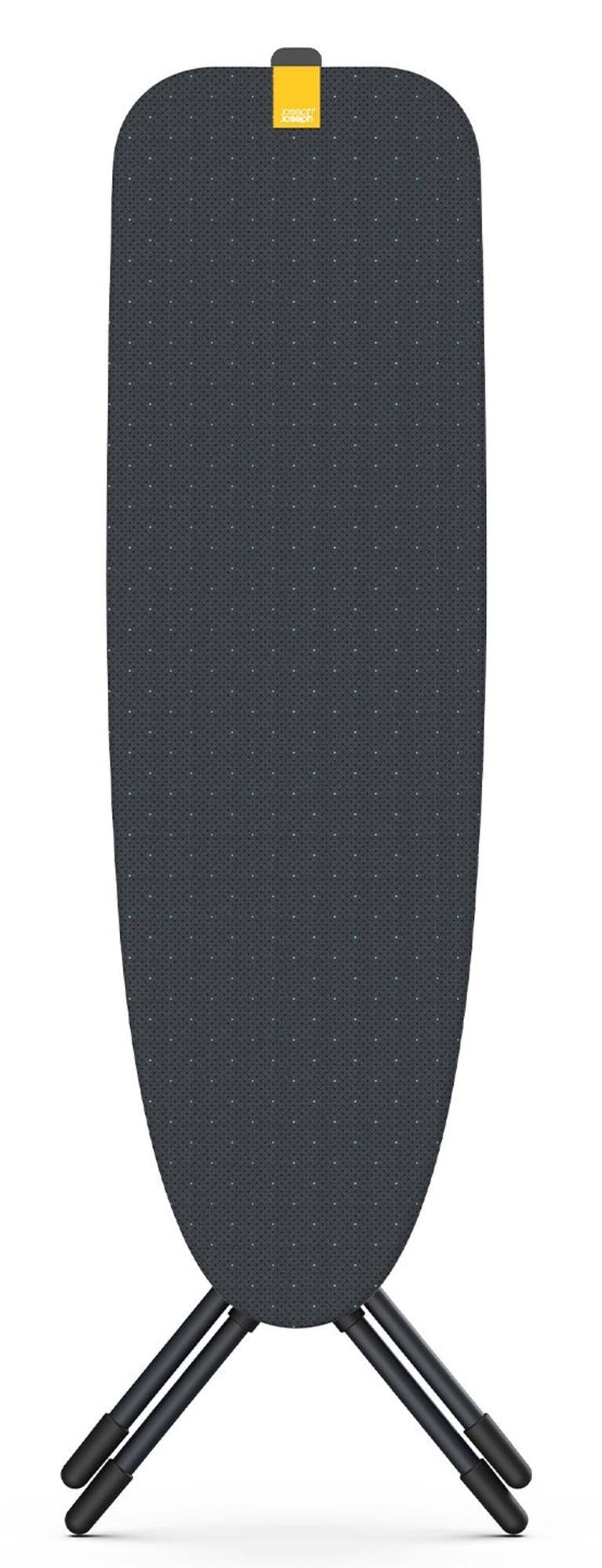 Das Glide Compact Plus Bügelbrett von Joseph Joseph bietet eine kompakte, stilvolle Lösung in Schwarz/Blau für effizientes Bügeln.