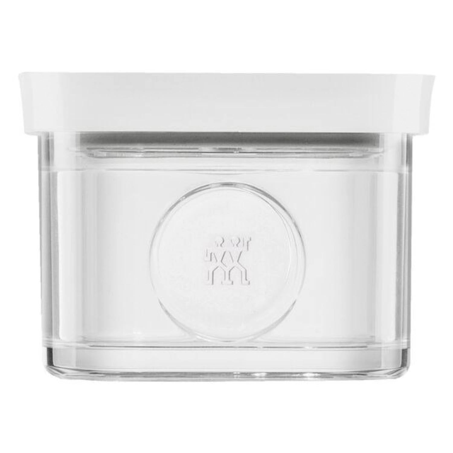 Kompakte Cube Box S von Zwilling, 320ml, transparent-weiss, 7.6x10.7x10.7cm, ideal für die Aufbewahrung kleiner Gegenstände.