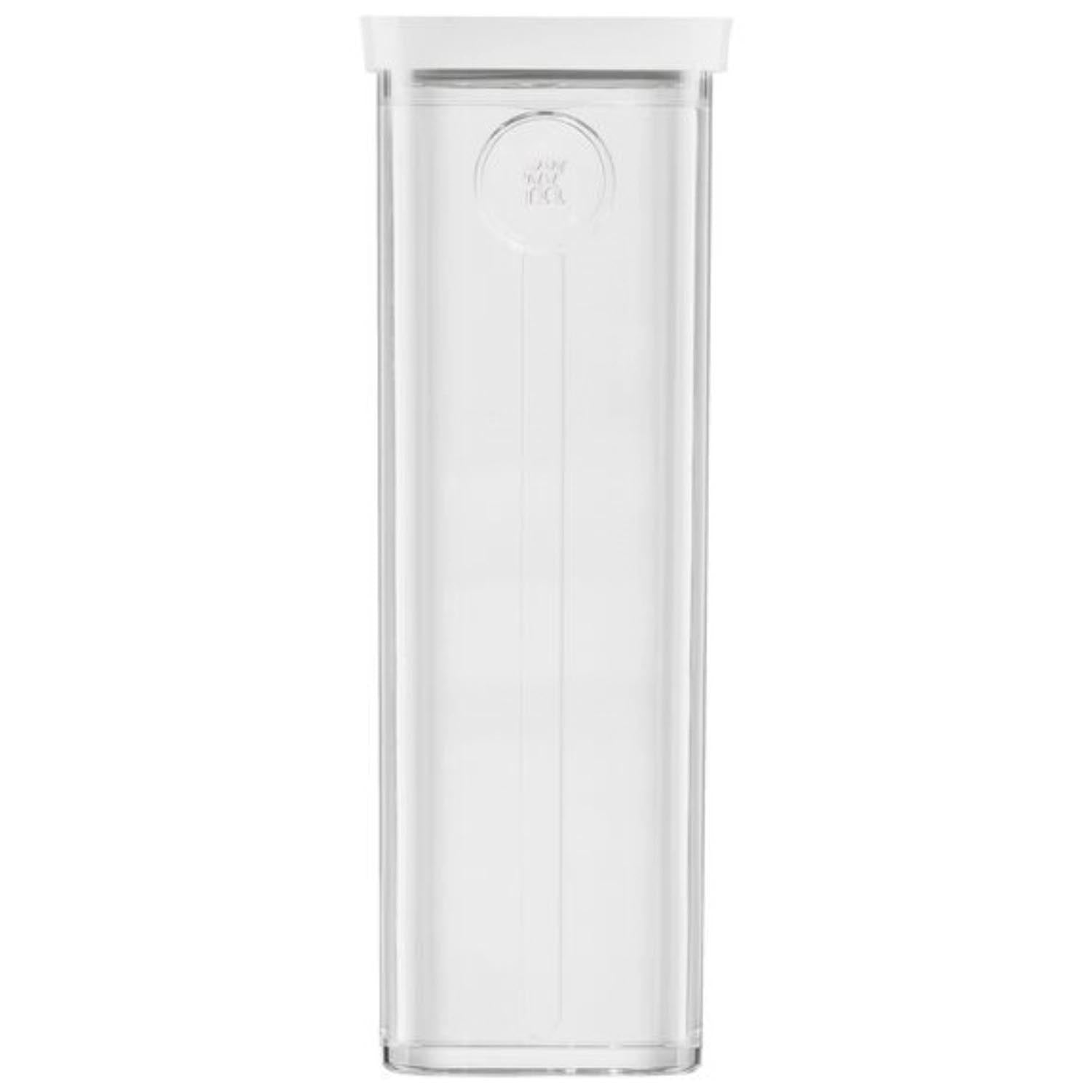 Praktische Cube Box 4S von Zwilling, 29.5x10.7x10.7cm, 1.7l, transparent-weiss, ideal zur Aufbewahrung und Organisation.