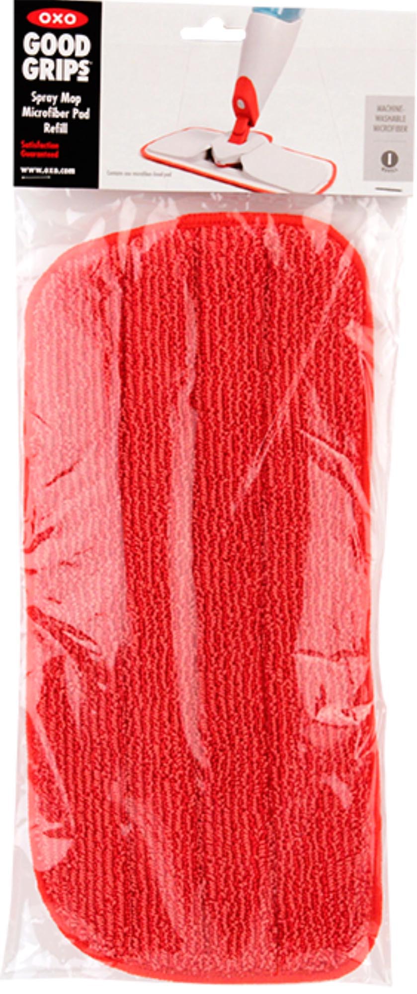 Hochwertiger Ersatzwischbezug für den Good Grips Spray Wischmop von OXO, ideal für effektive und gründliche Reinigung.